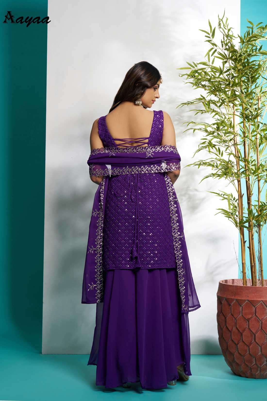 Aayaa Vol-21 Faux Georgette Readymade Salwar Suit view 19