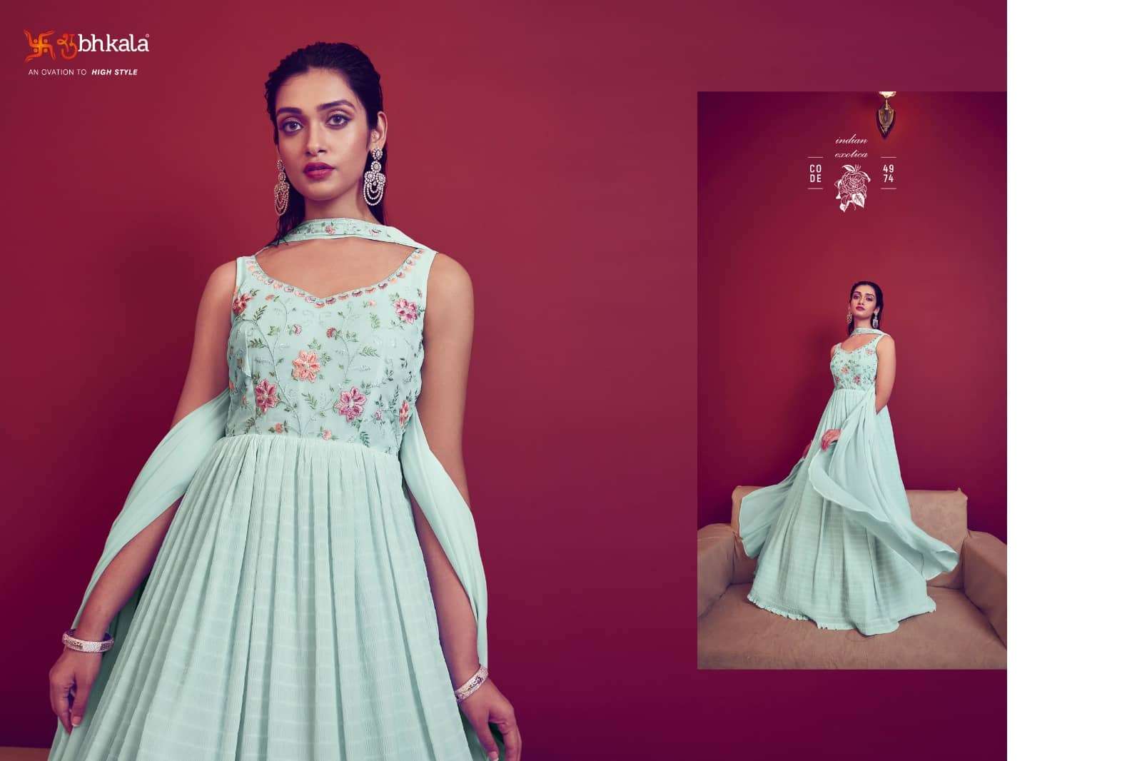 Shubhkala Flory Vol 41 Party Wear Style Designer Fancy Gown Collection view 9
