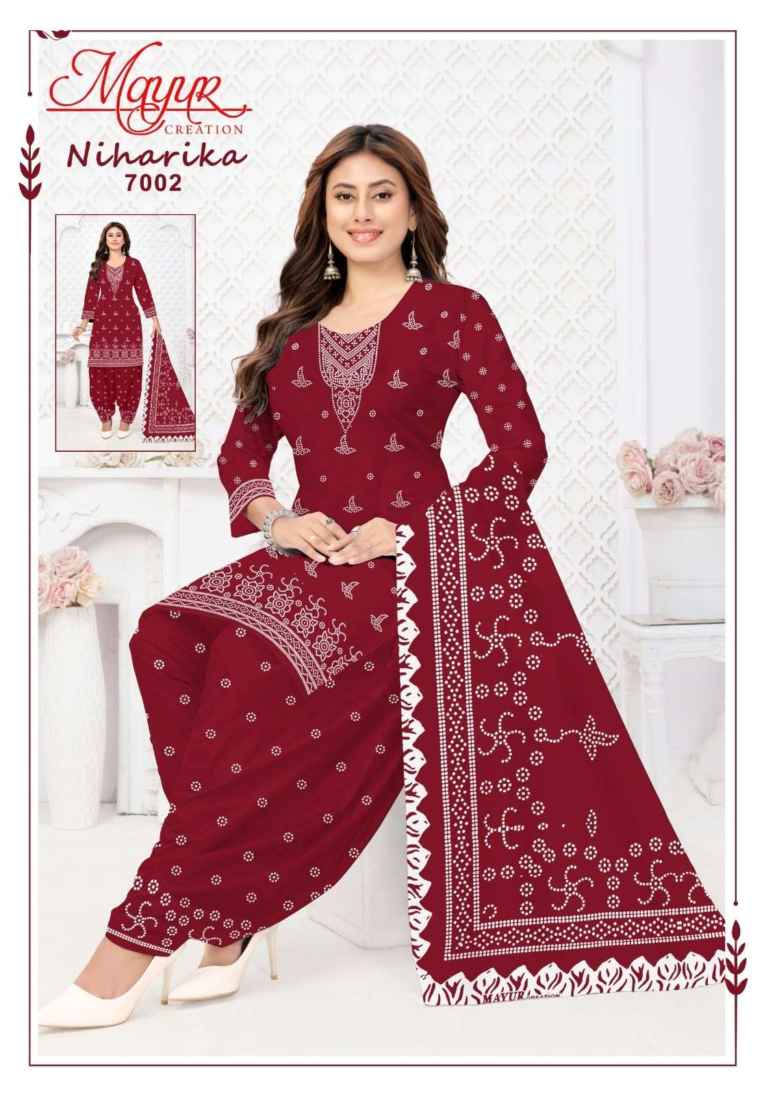 Mayur Niharika Vol 7 Pure Cotton Dress Material view 3