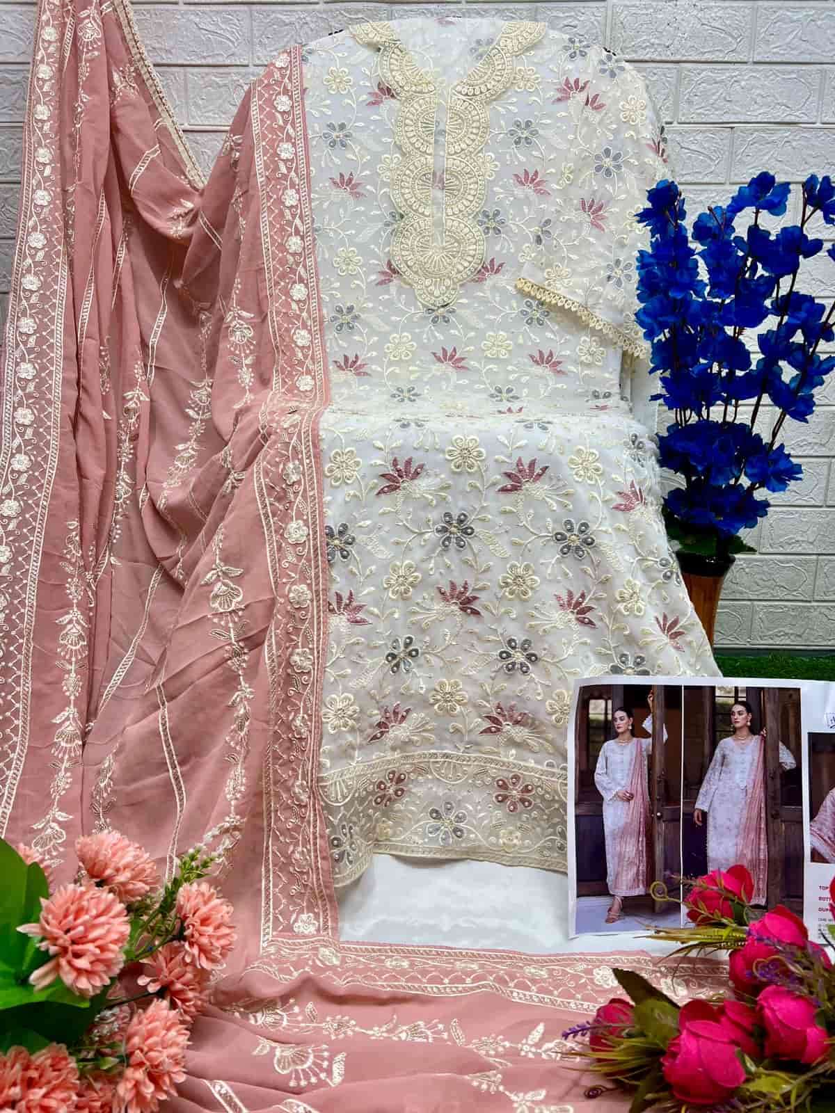 Al Khushbu 6022 Exclusive Designer Georgette Embroidered Suit Collection view 3