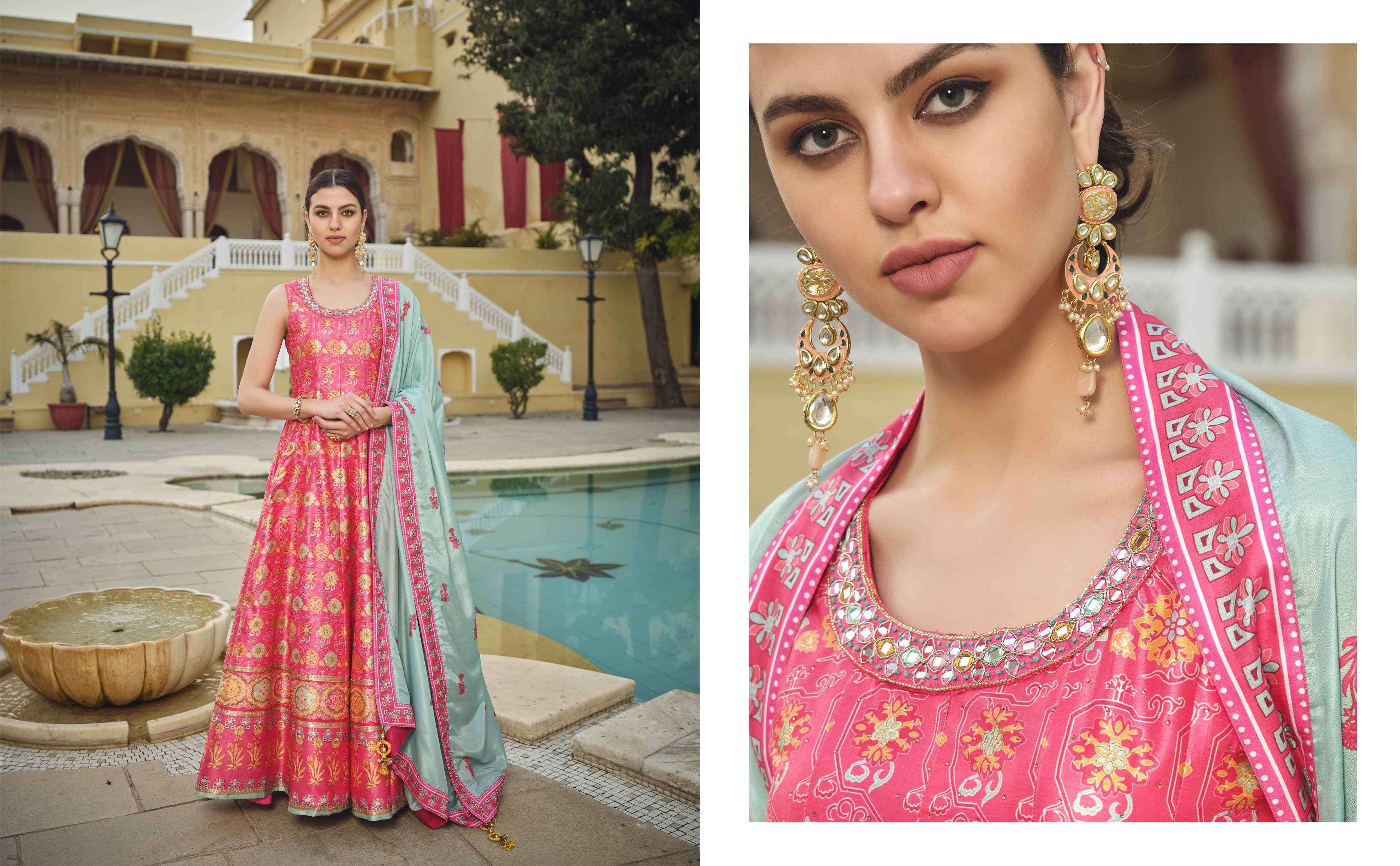 Virasat Peshwai 4001 To 4006 Exclusive Designer Gown view 3