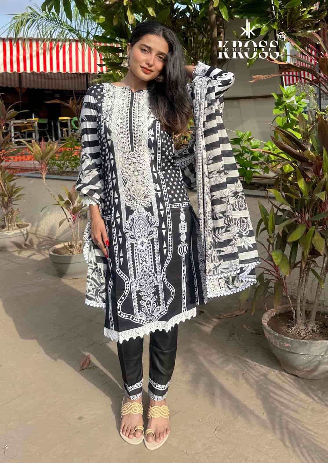 Kross Kulture KK 2008 Pakistani Embroidered Cotton Dress Selection view 2