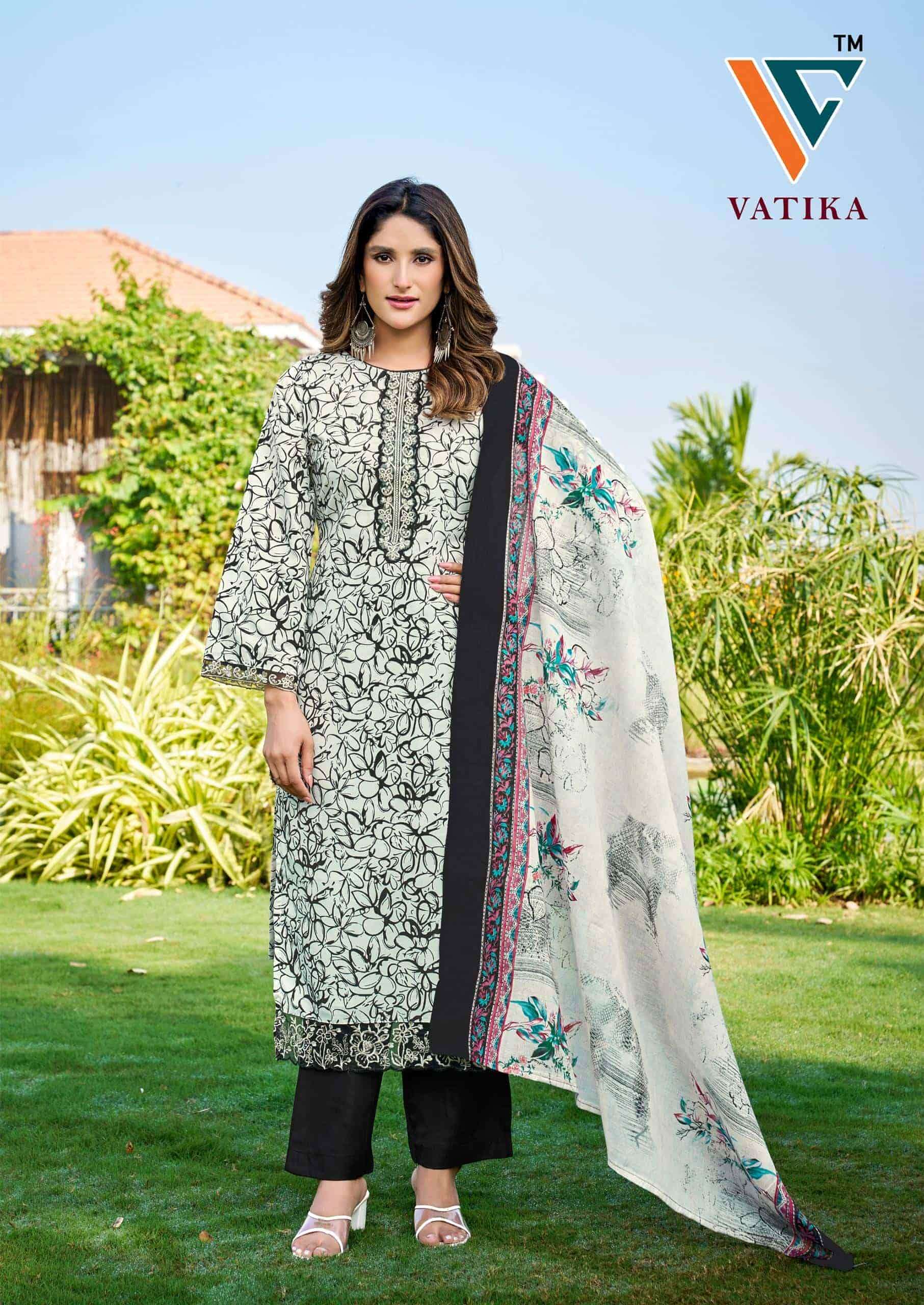 Vandana Fashion Vatika Vol 2 Fancy Cotton Ladies Suit Catalog view 4