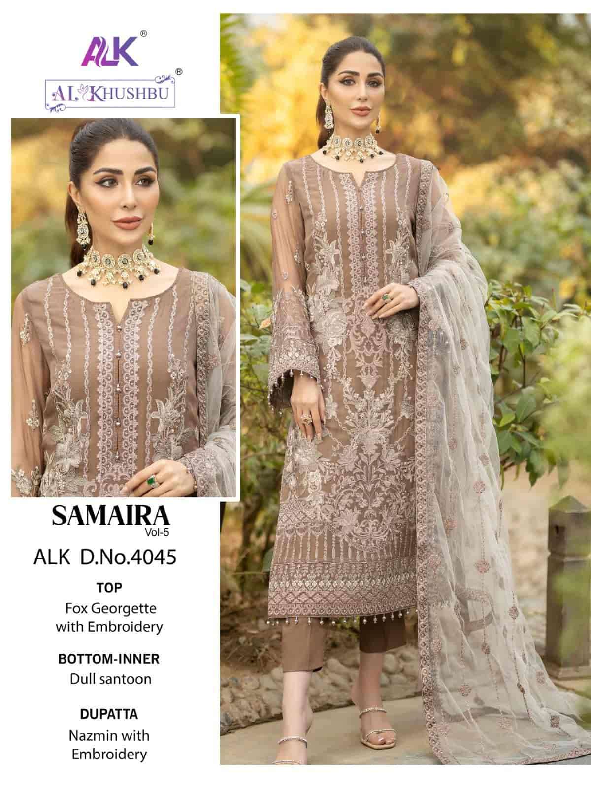 Al Khushbu Samaira Vol 5 Designer Work Pakistani Dress view 5