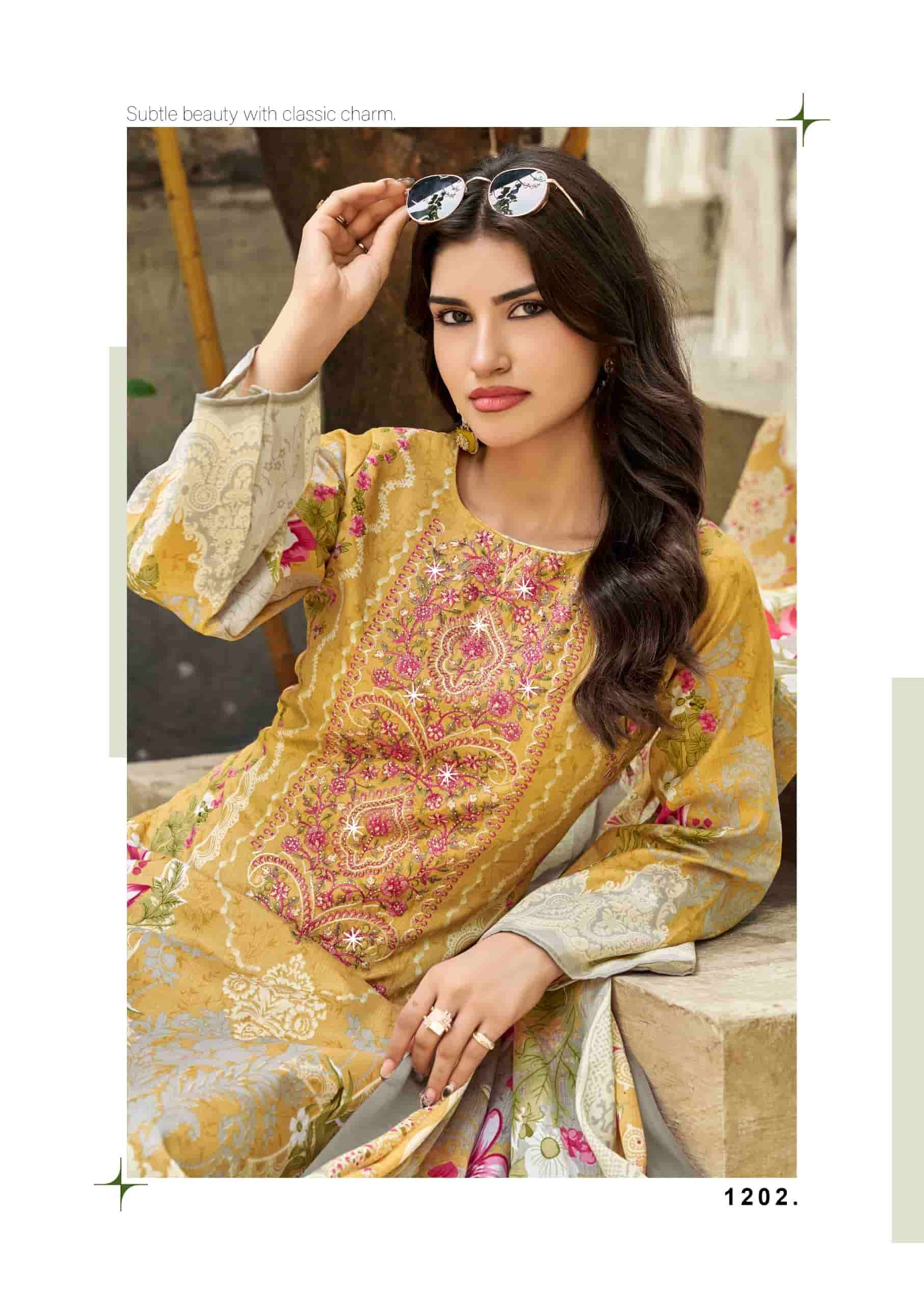Vandana Fashion Nagina Vol 12 Unstitch Cotton Dress Material view 4