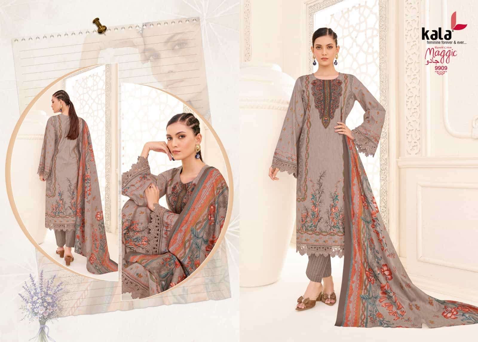 Kala Maggic Vol 25 Pakistani Print Cotton Salwar Suit view 4