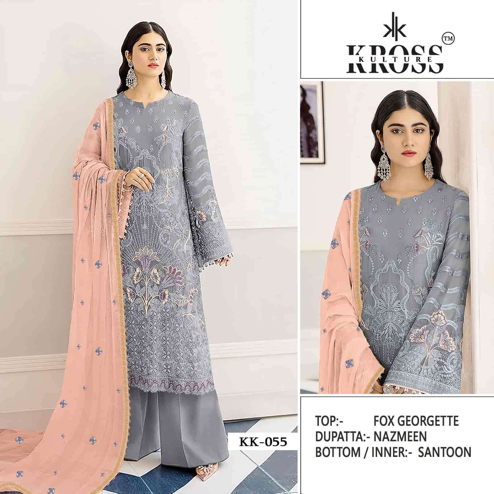 Kross Kulture KK 055 Colors Festive Wear Style Heavy Designs Pakistani Collection view 3