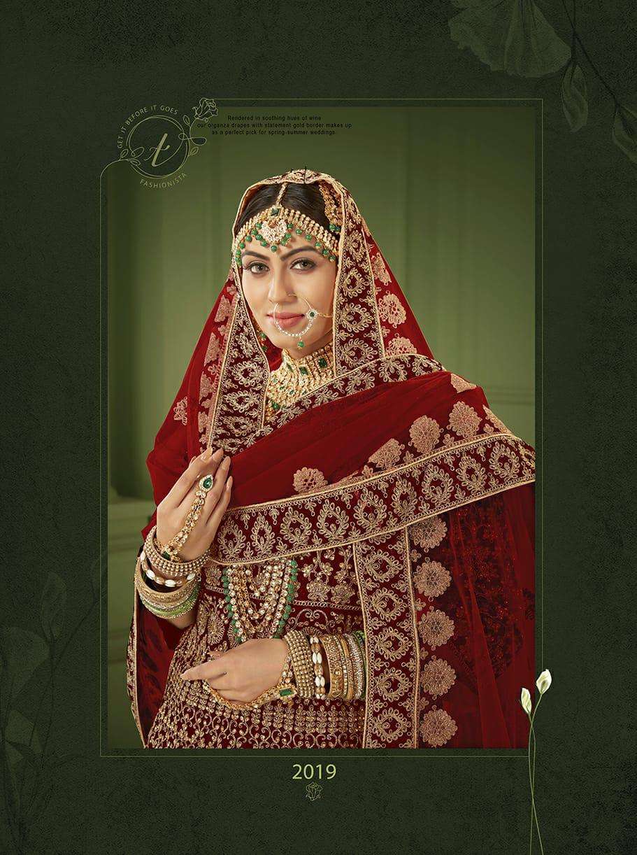 Senhora Peplum Bridal heritage Vol 8 Designer Heavy Work Bridal Dress Collection view 5