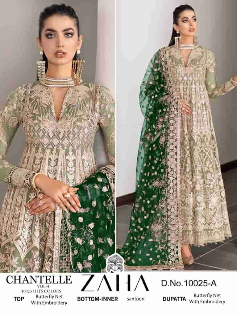 Zaha Chantelle Vol 4 10025 Hits Colors Party Wear Style Heavy Designer Suit Collection view 2
