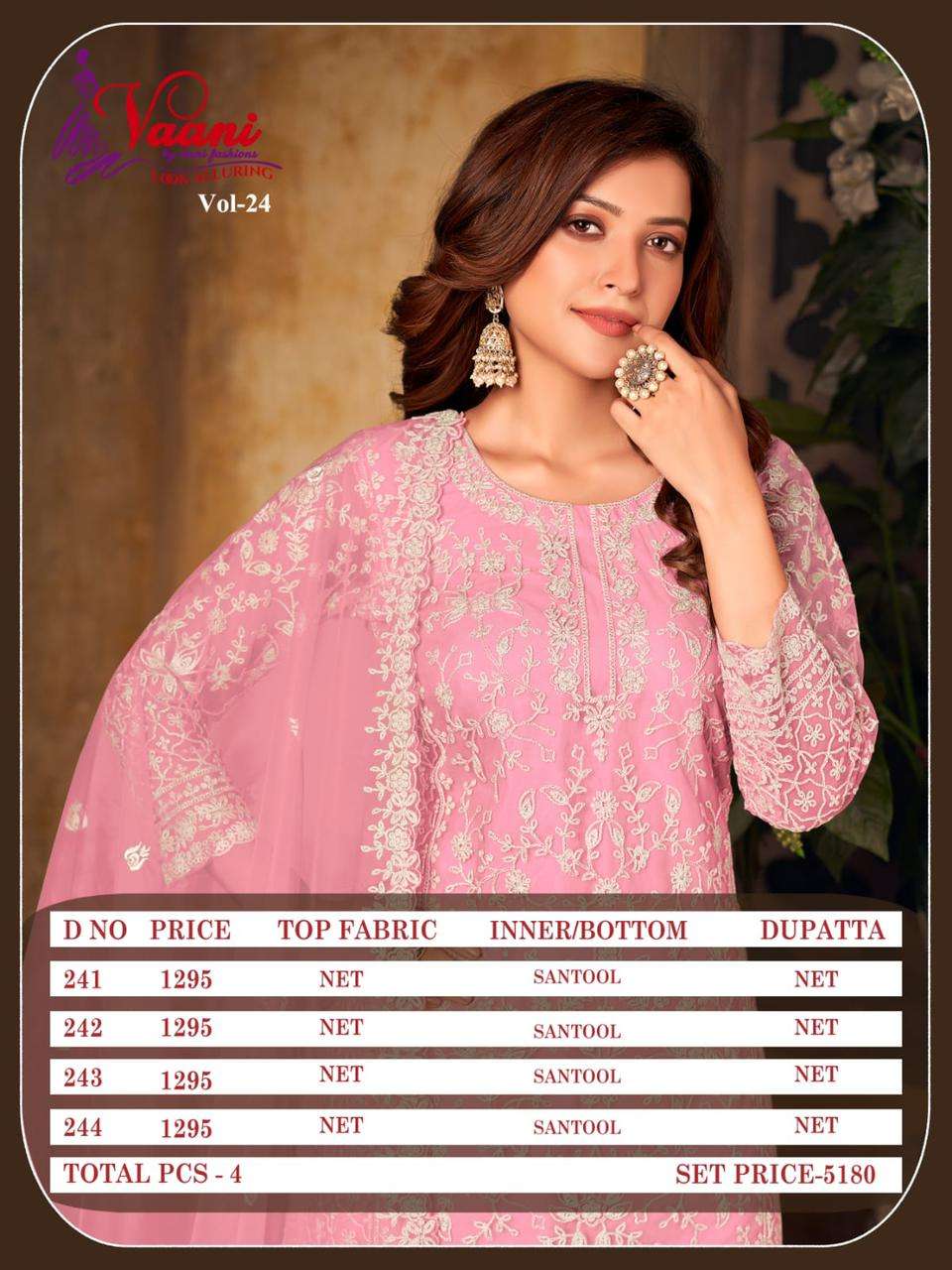 Twisha Vaani Vol 24 Party Wear style Designer Suit view 5