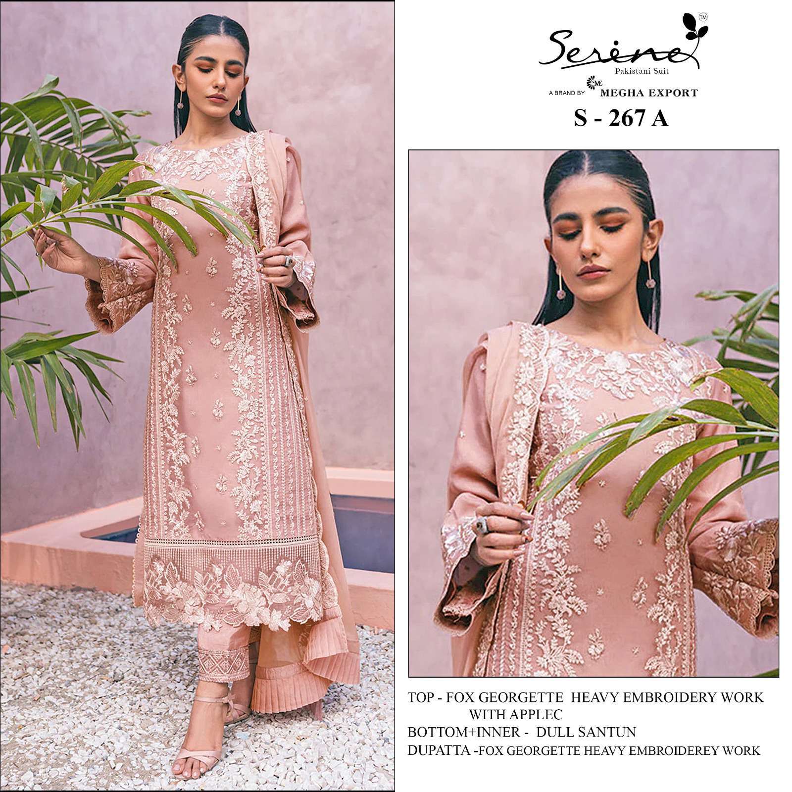 Serine S 267 Colors Partywear Pakistani Designer Suit view 2