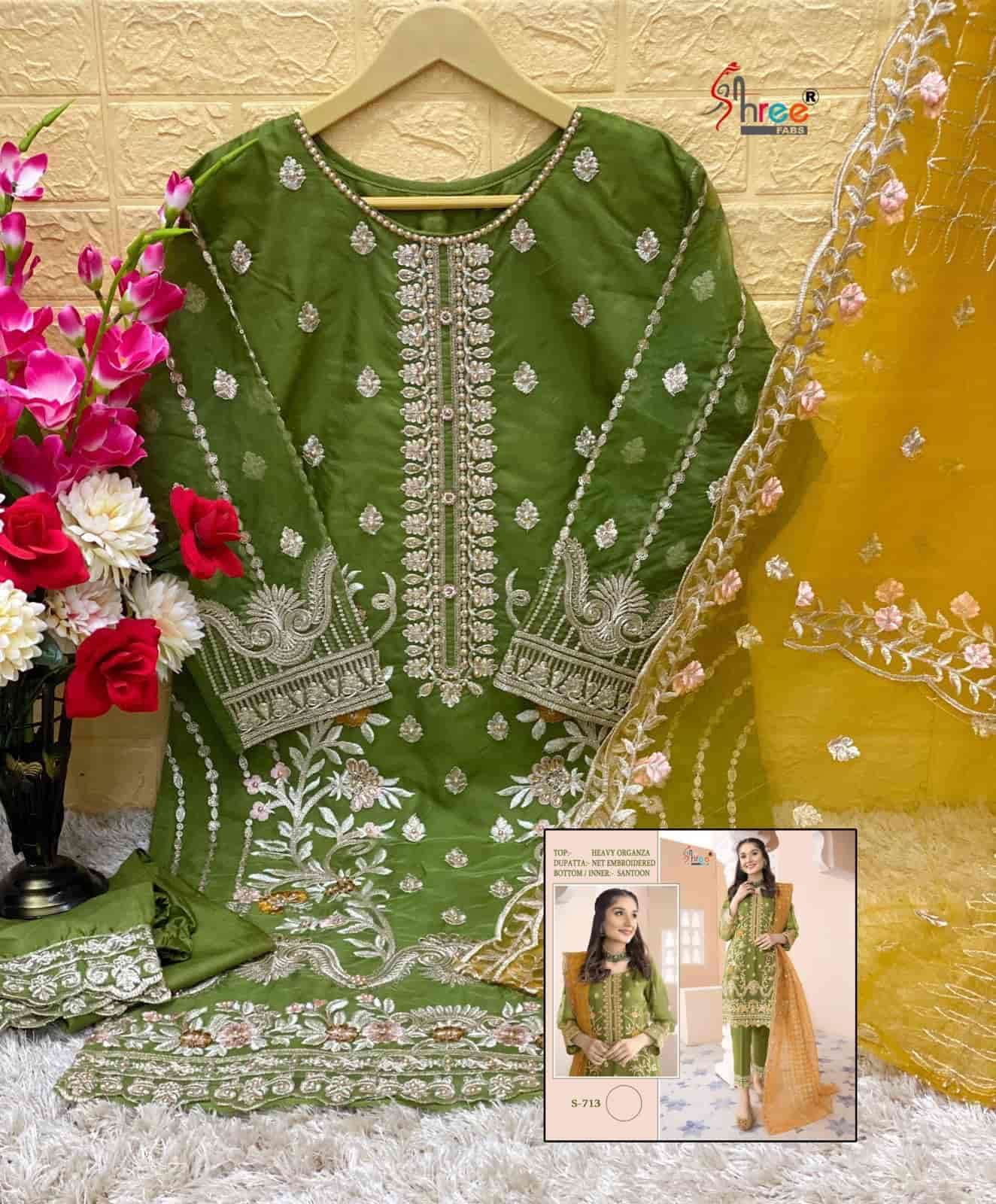 Shree Fabs S 713 Latest Designs Pakistani Suit Exporter view 3
