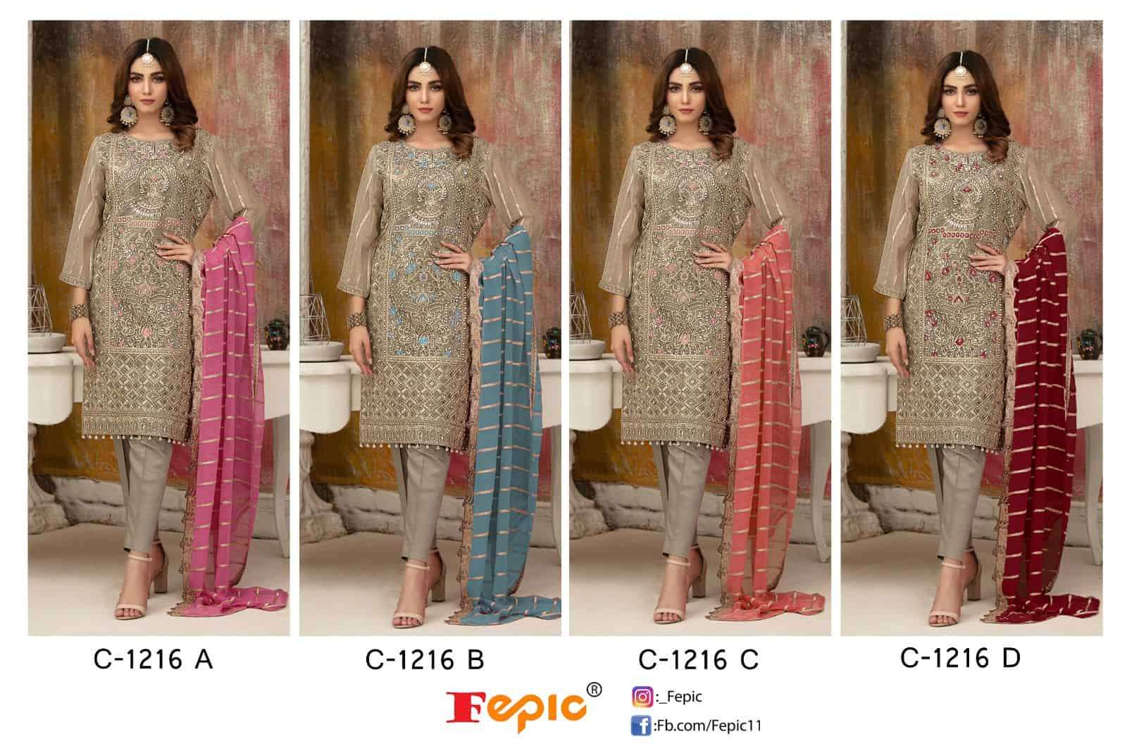 Fepic Rosemeen Heavy Handwork Pakistani Suit view 9