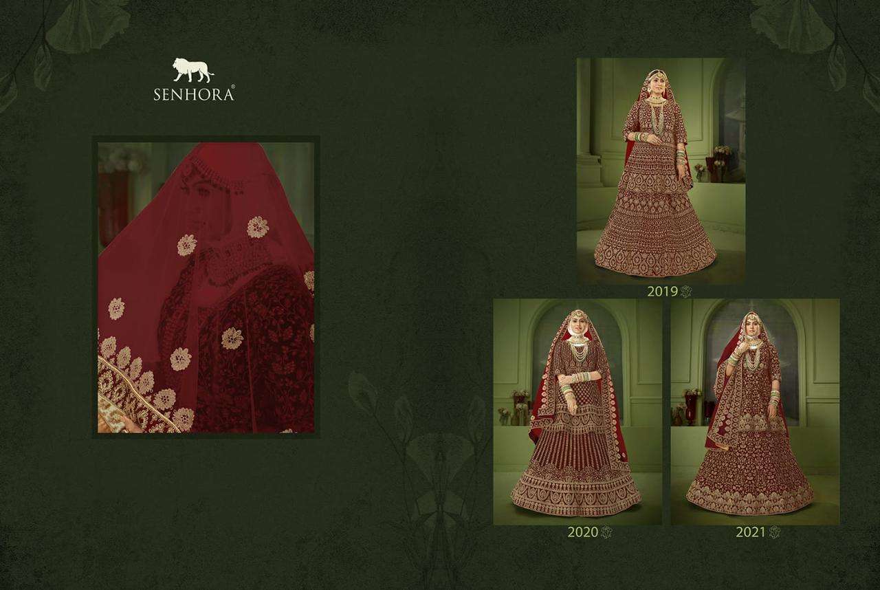 Senhora Peplum Bridal heritage Vol 8 Designer Heavy Work Bridal Dress Collection view 14