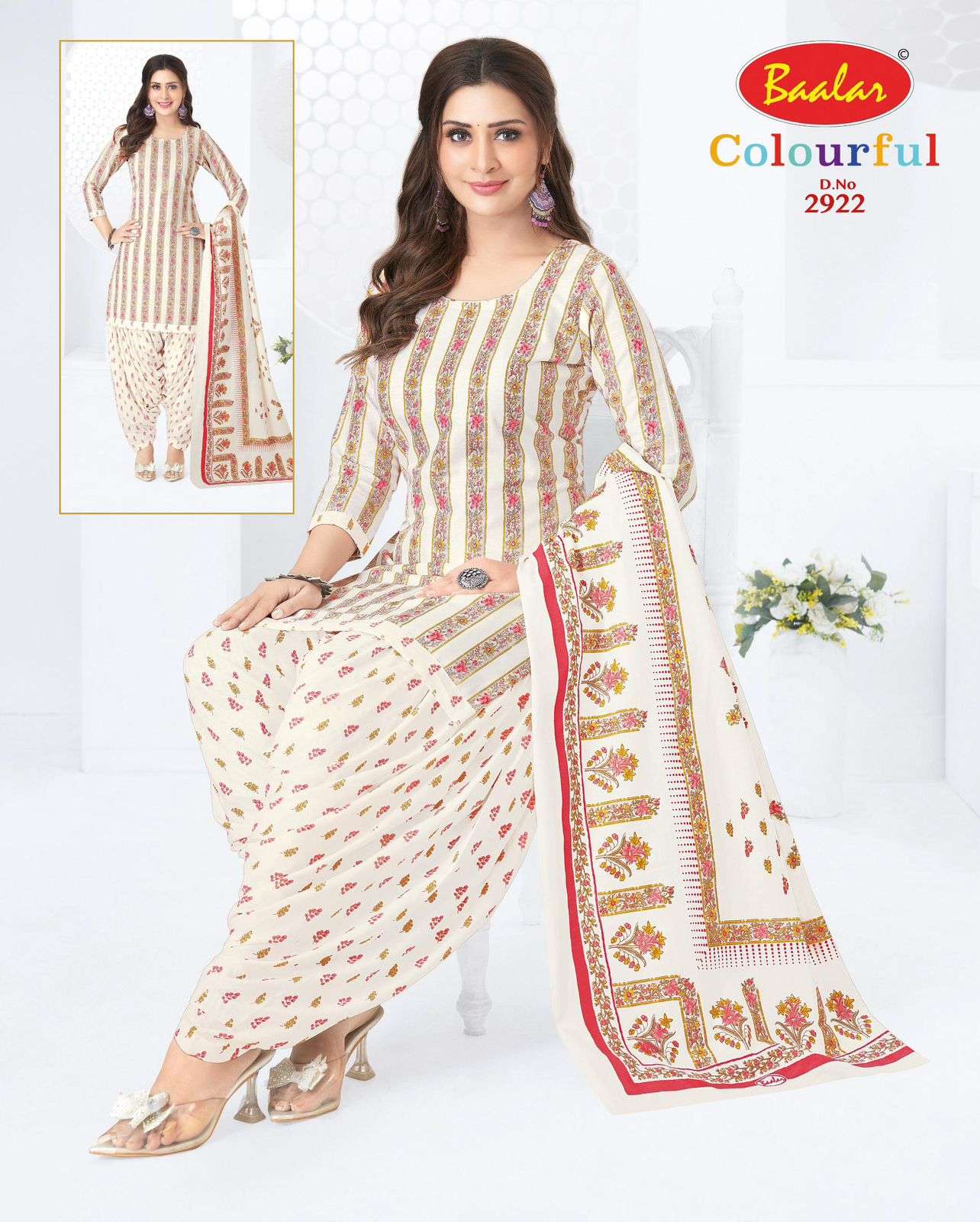 Baalar Colourful Vol 29 Unstitch Pure Cotton Suit view 47