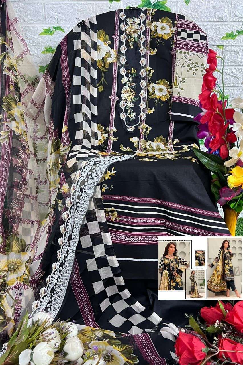 Aasha Queens Vol 1 Cotton Dress Material view 2