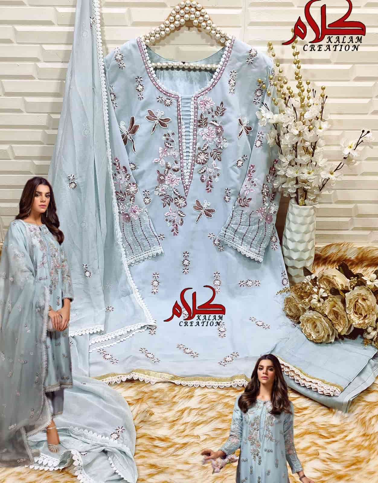 Kalam Creation Designer Embroidered Salwar Suit view 4