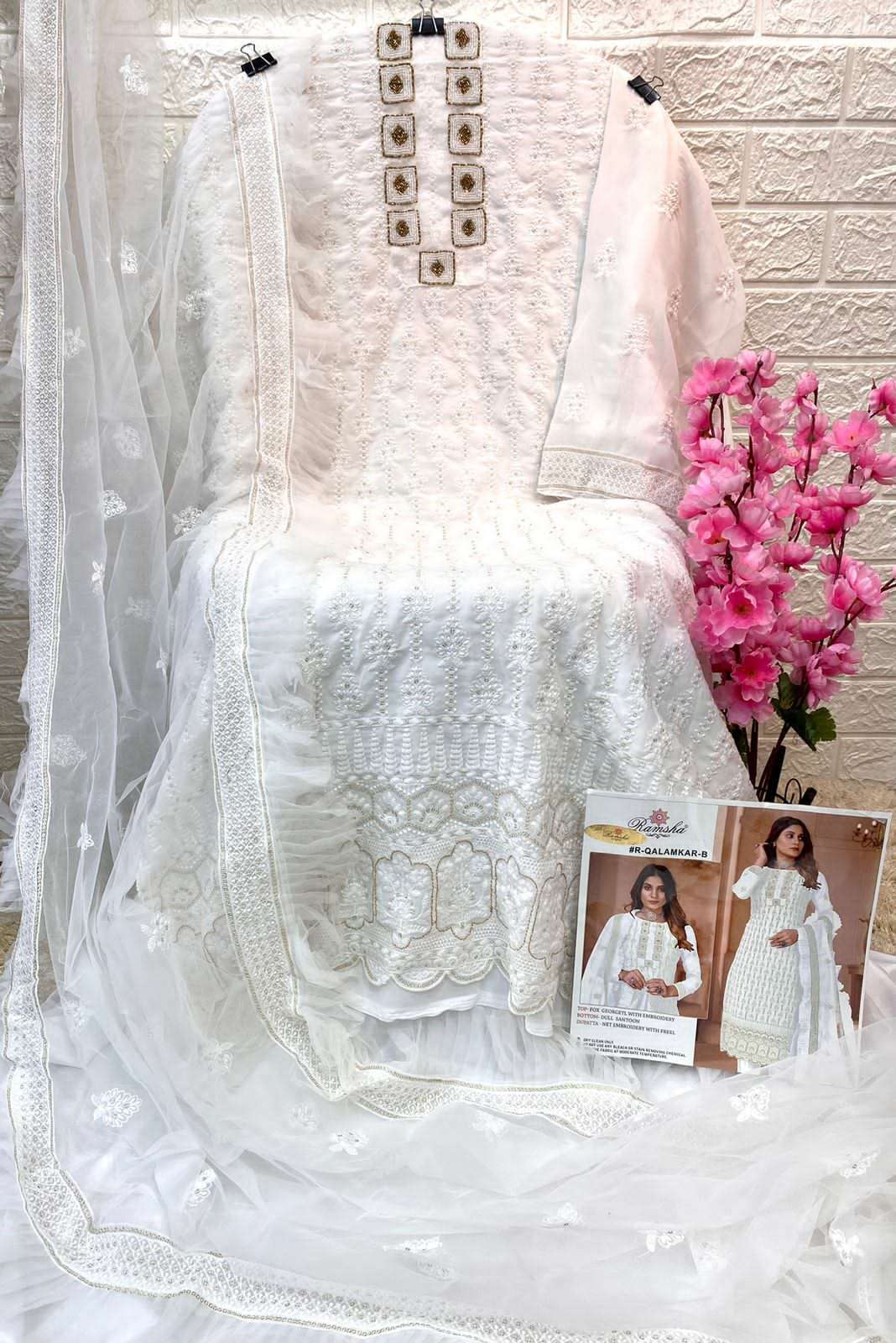 Ramsha Qalamkar Designer Pakistani Suit view 2