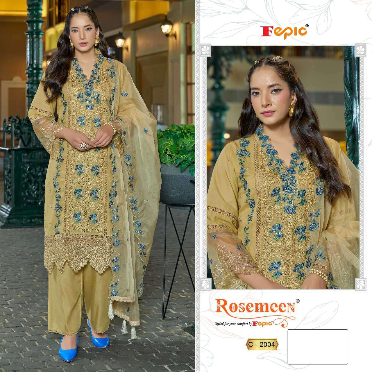 Fepic Rosemeen Embroidered Pakistani Suit view 2