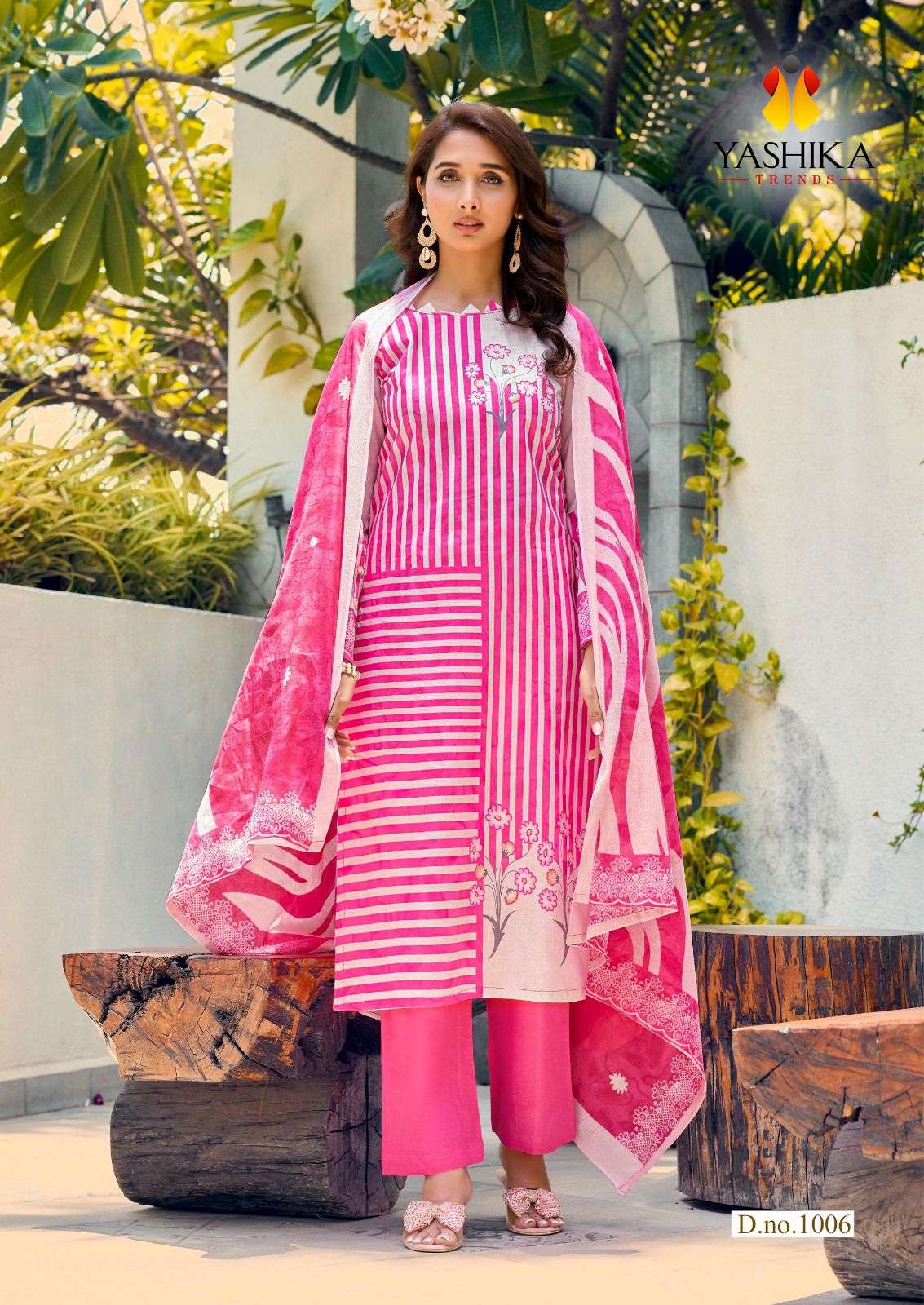 Yashika Ziana Premium Wear Cotton Dress Catalog view 7