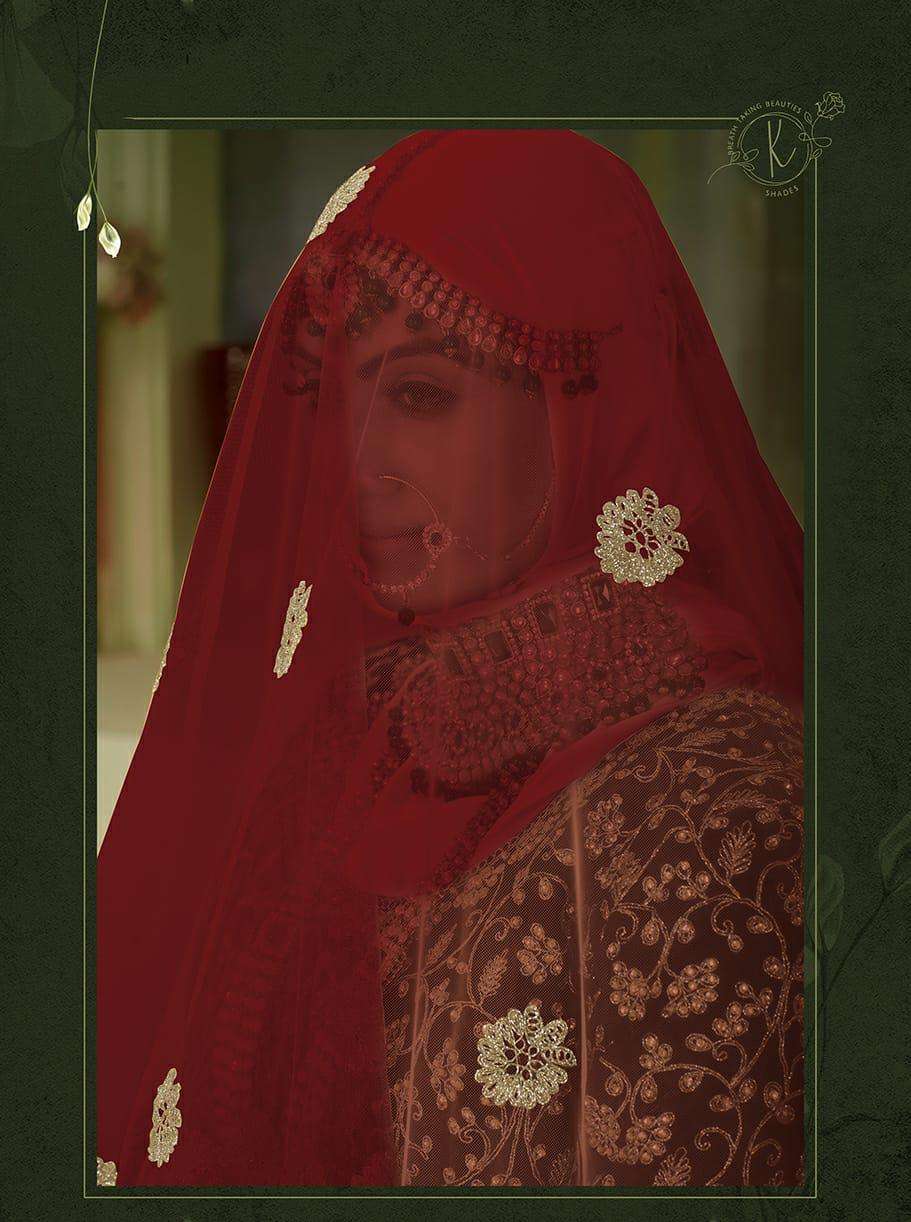 Senhora Peplum Bridal heritage Vol 8 Designer Heavy Work Bridal Dress Collection view 11