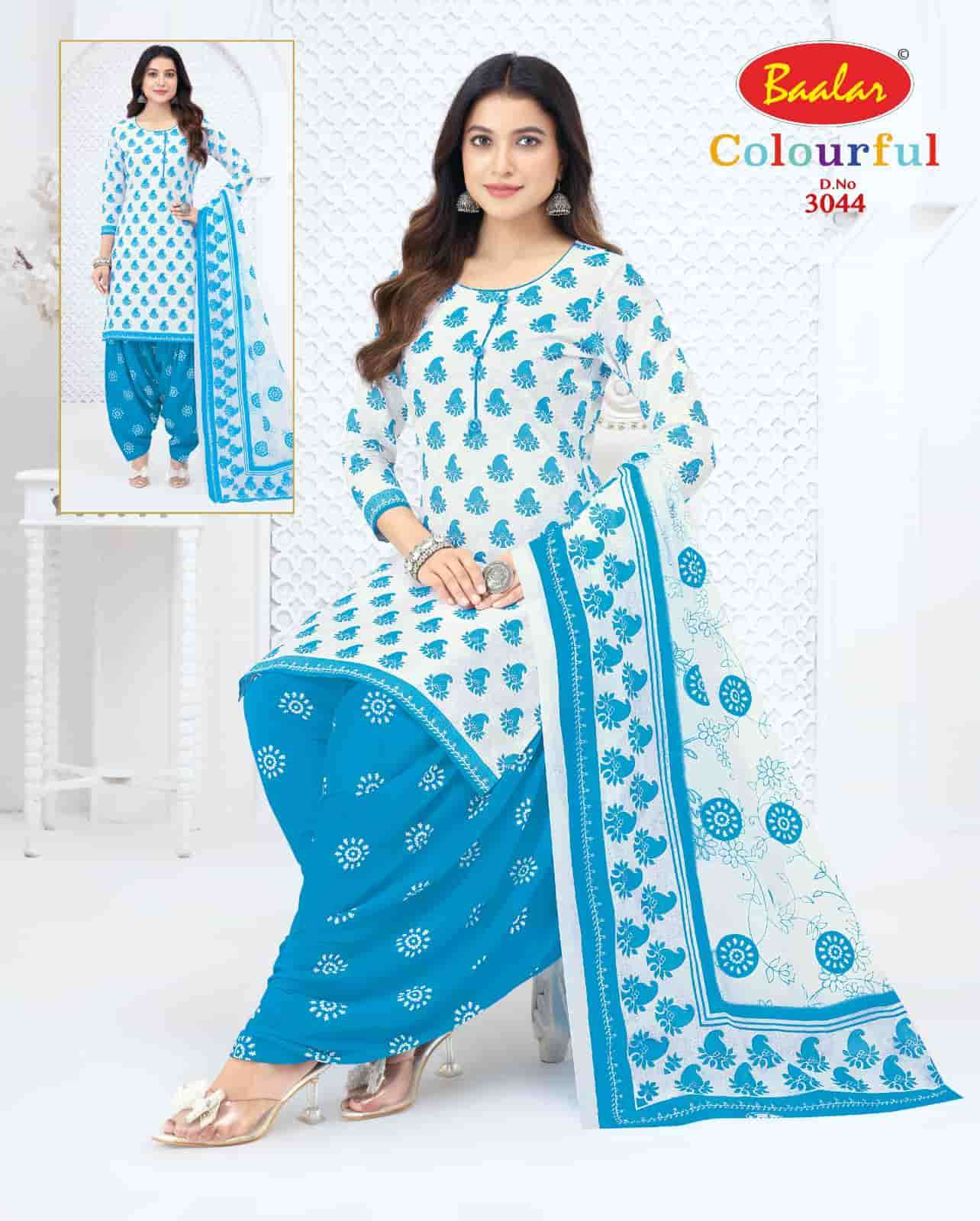 Baalar Colourful Vol 30 Pure Cotton Unstitch Salwar Suit view 25