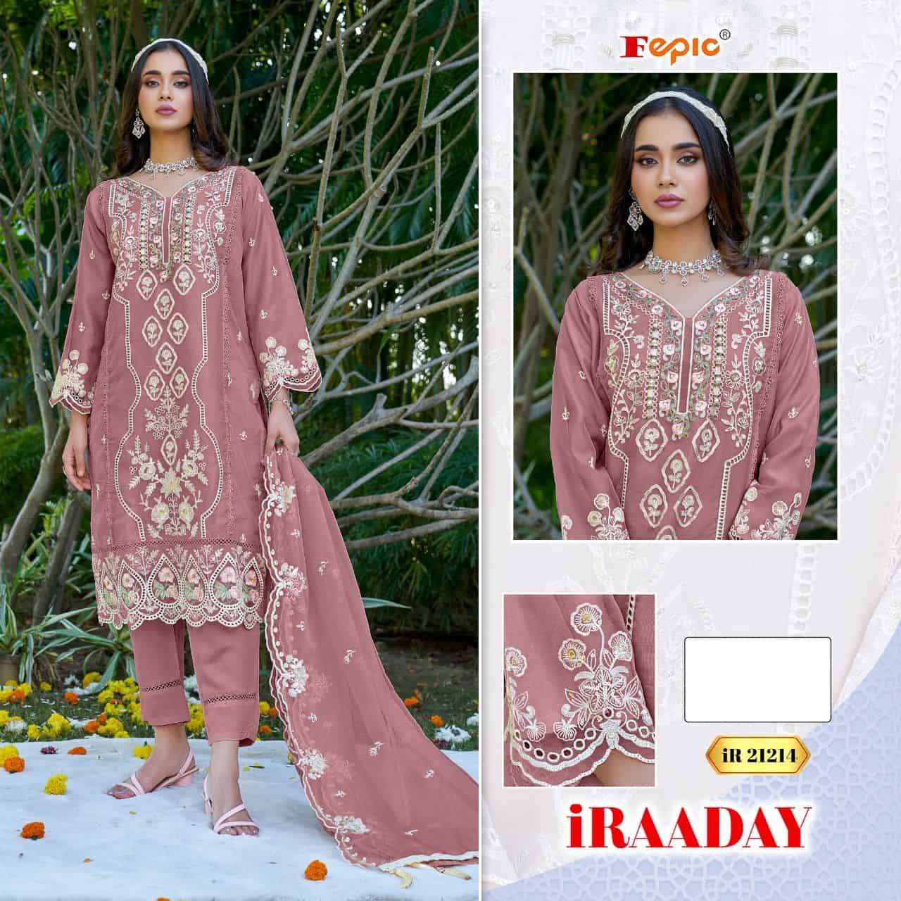 Fepic Iraaday IR 21214 Colors Designer Style Pakistani Salwar Suit Wholesalers view 2
