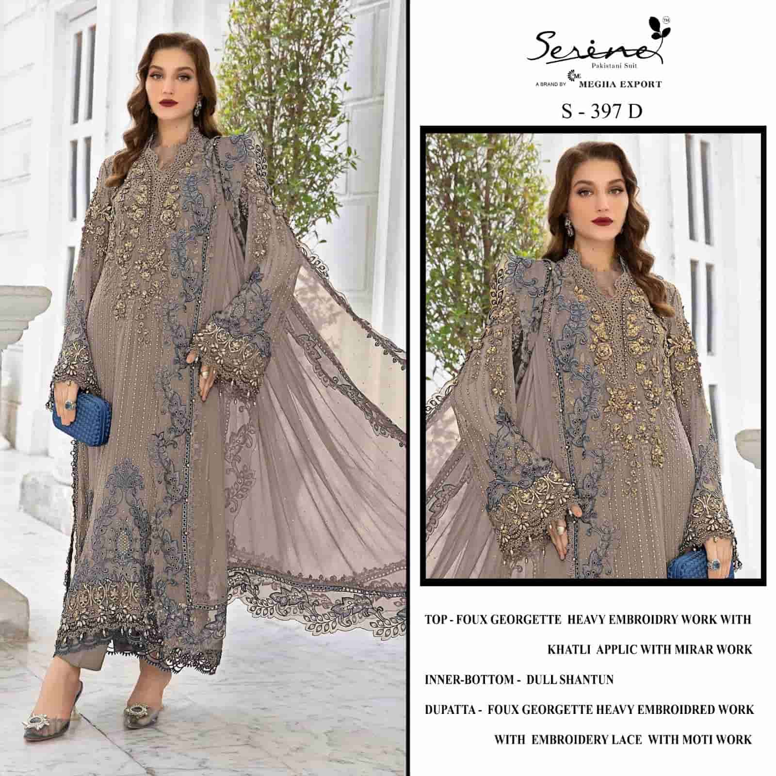 Megha Export S 397 Colors Heavy Designer Style Georgette Embroidered Suit Wholesalers view 4