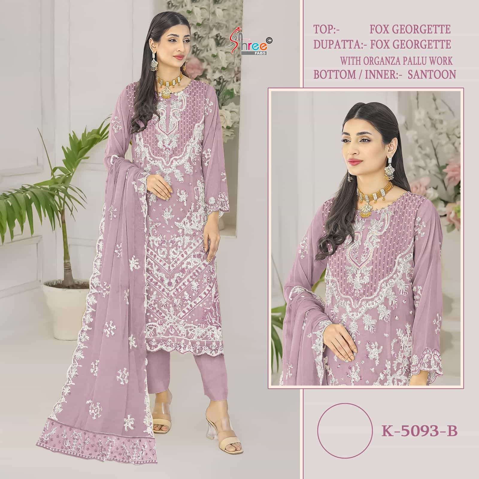 Shree Fabs K 5093 Colors Pakistani Festive Wear Style Designer Suit Wholesalers view 5