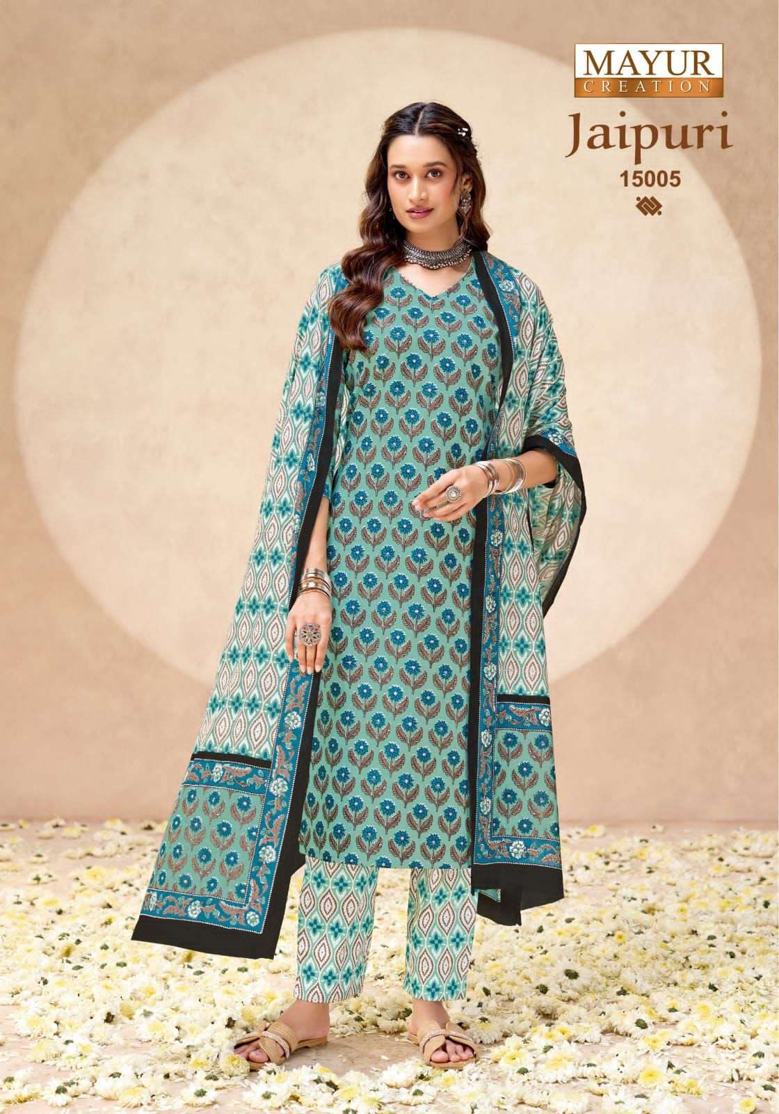 Mayur Jaipuri Vol 15 Premium Wear Cotton Dress Material view 10