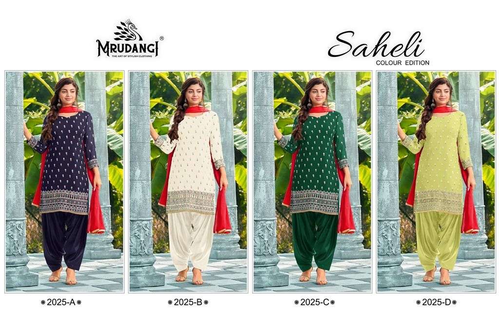 Mrudangi Saheli 2025 Colors Festive Wear Patiala Style Suit view 7