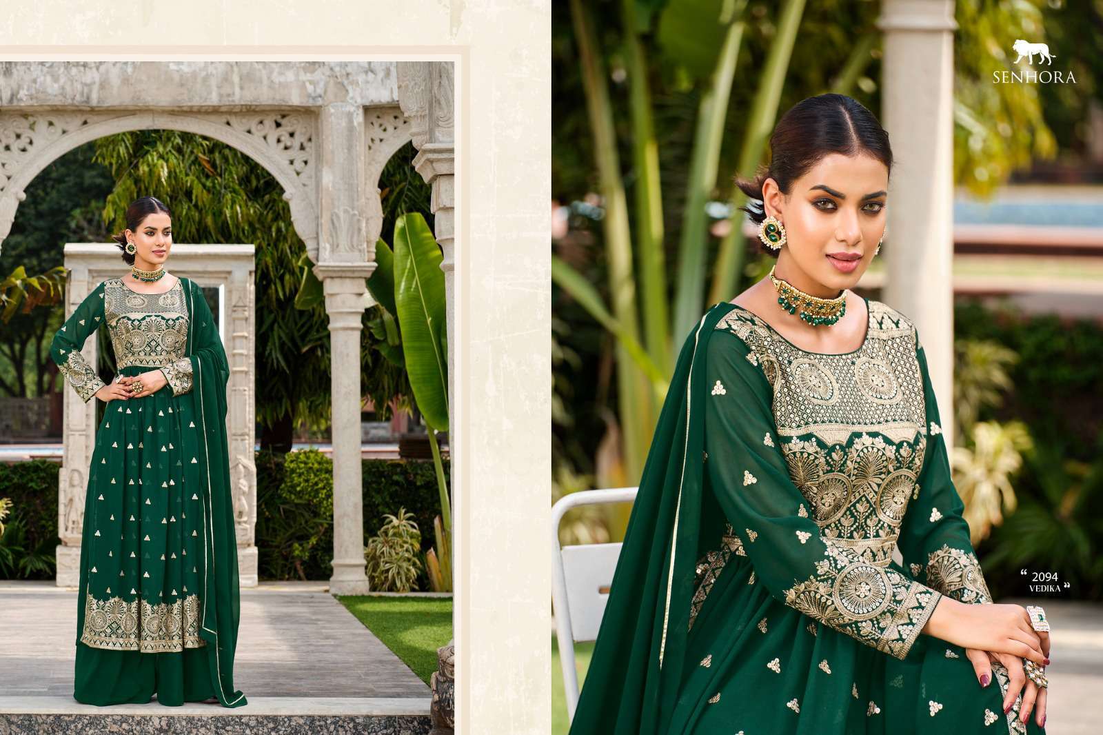 Senhora Vedika Readymade Festive Collection Designer Nyara Style Suit view 2