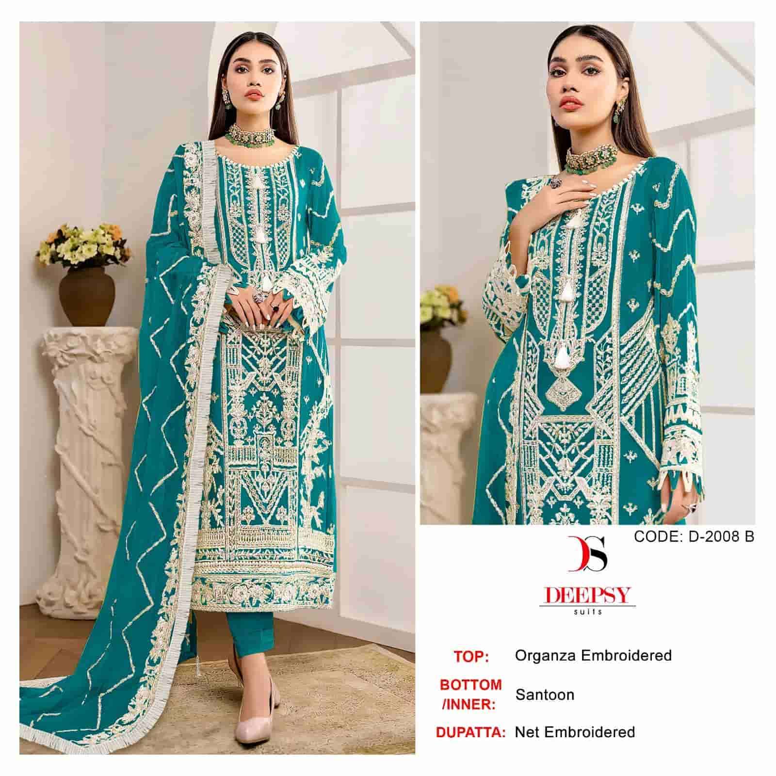 Deepsy D 2008 Colors Designer Style Pakistani Party Wear Suit view 2