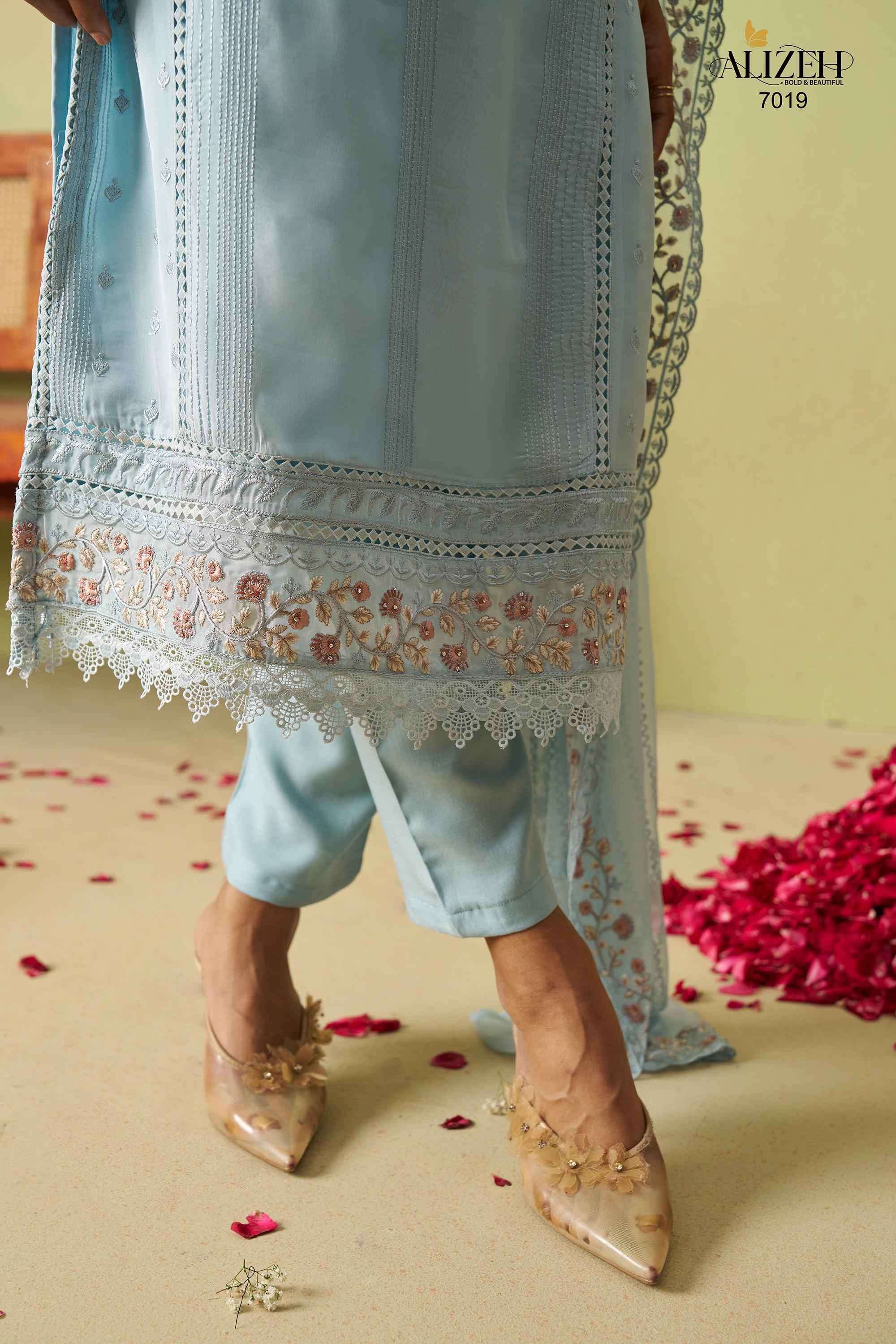 Alizeh Saadgi Vol 2 Straight Style Designer Suit Latest New Collection view 8