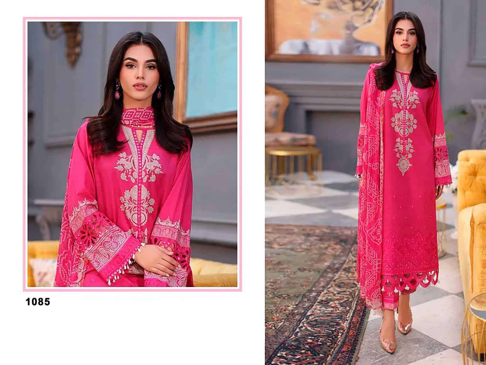 Aasha Designer Sana Safinaz Muslin Cotton Suit view 6