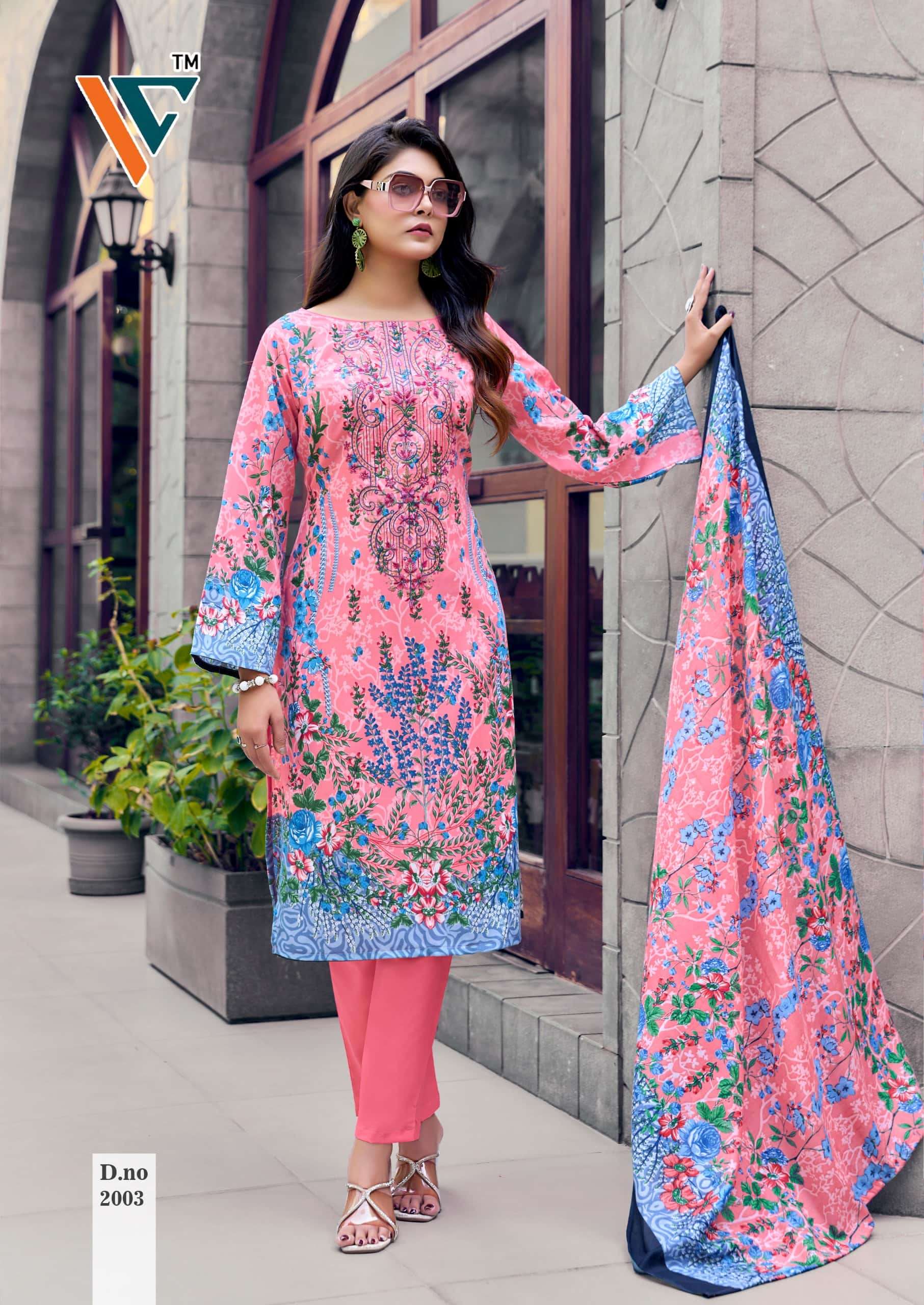 Vandana Fashion Madhubala Vol 2 Exclusive Karachi Cotton Suit view 12