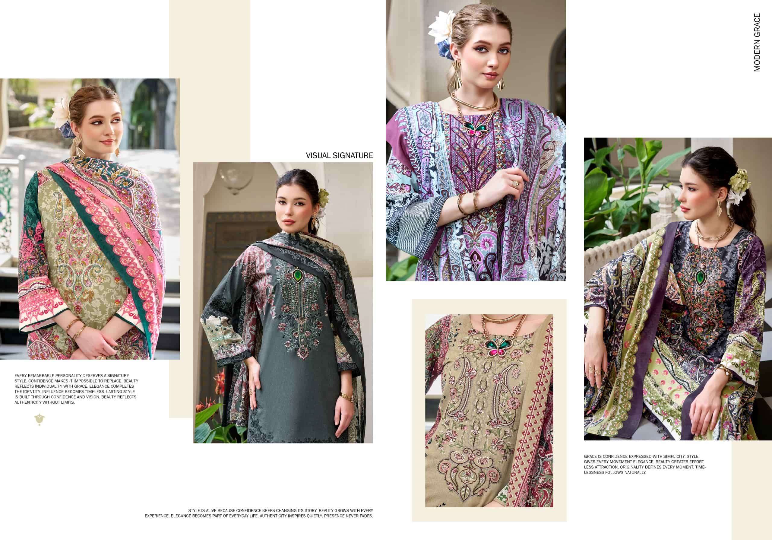 Romani Mahira Vol 10 Pakistani Print Cotton Dress Material view 7