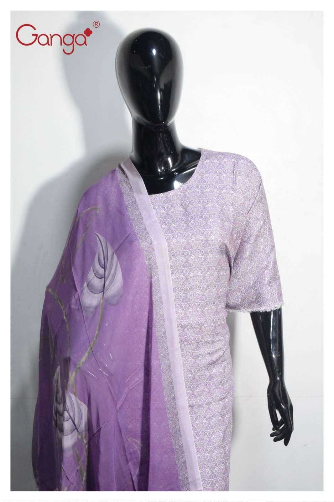 Ganga Amelia 2196 Digital Printed Pashmina Salwar Suit view 2
