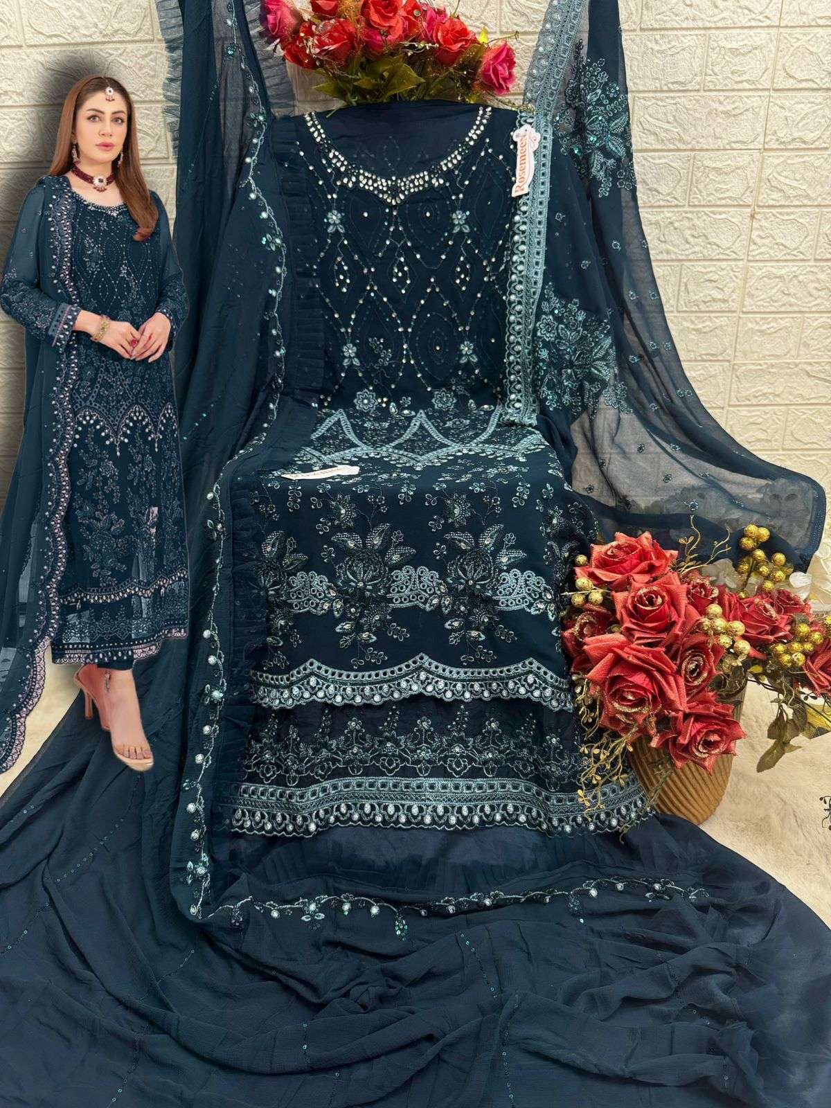 Fepic C 1777 Colors Heavy Designer Pakistani Dress Festive Collection view 5