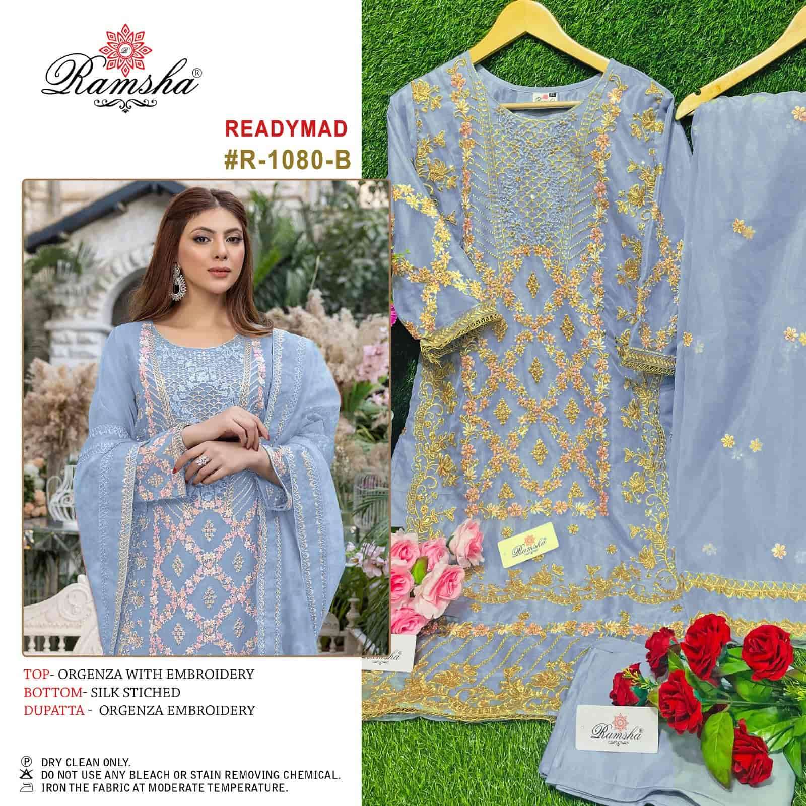 Ramsha R 1080 Colors Pakistani Festive Wear Style Readymade Suit Wholasaler view 3