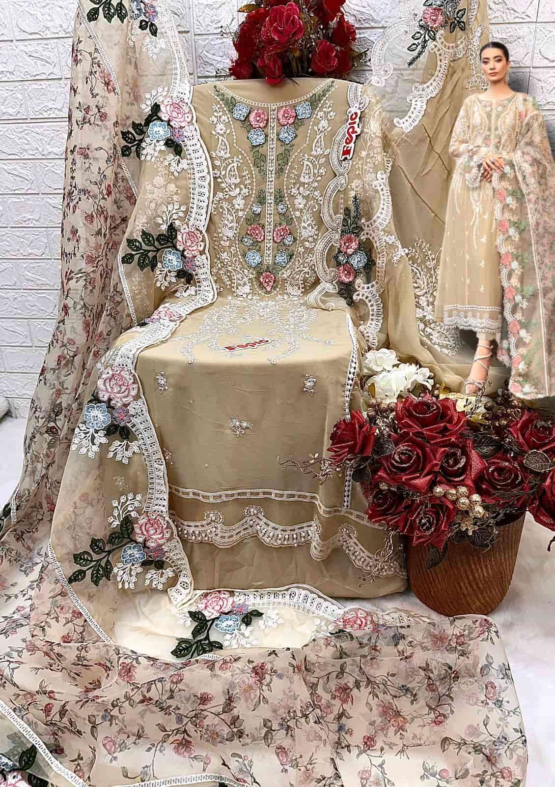 Fepic C 1645 Colors Pakistani Heavy Designer Style Party Wear Suit Wholesalers view 5