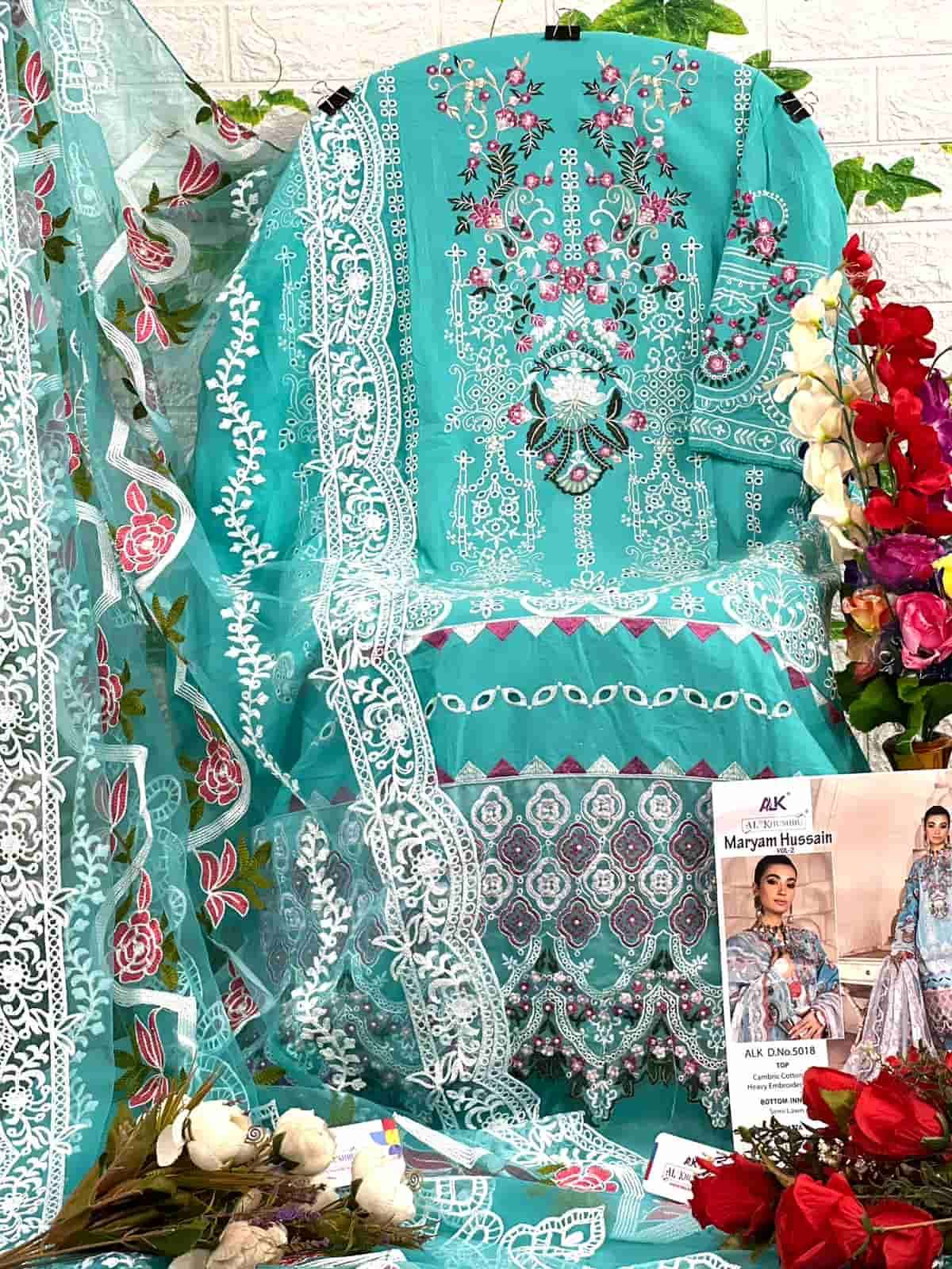 Al Khushbu Maryam Hussain Vol 2 Designer Cotton Pakistani Suit view 6