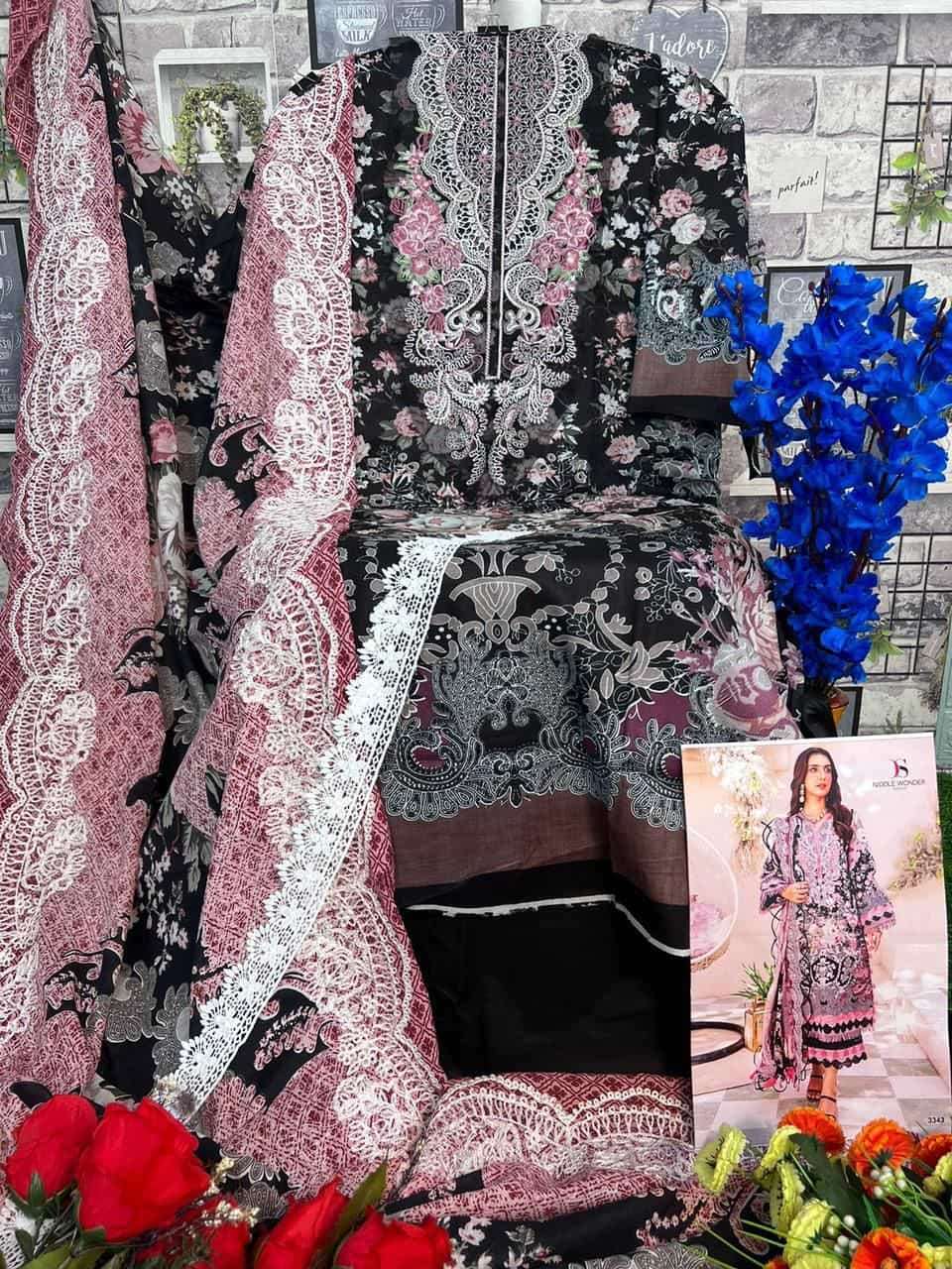 Deepsy D-3343 Pakistani Cotton Salwar Suit view 3