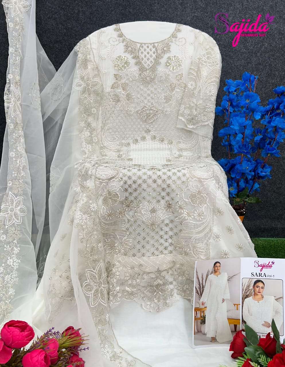 Sajida Designer Sara Vol 1 Pakistani Suit view 7