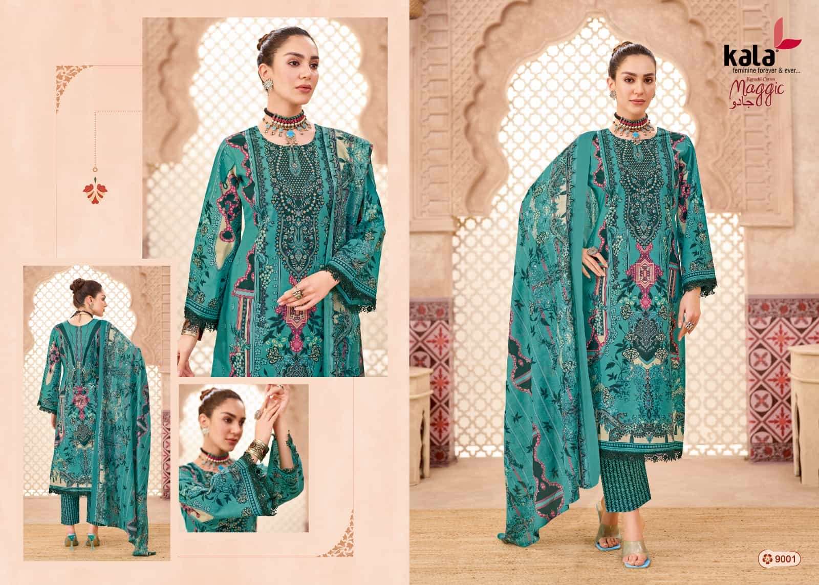 Kala Maggic Vol 24 Pure Cotton Unstitch Suit view 12