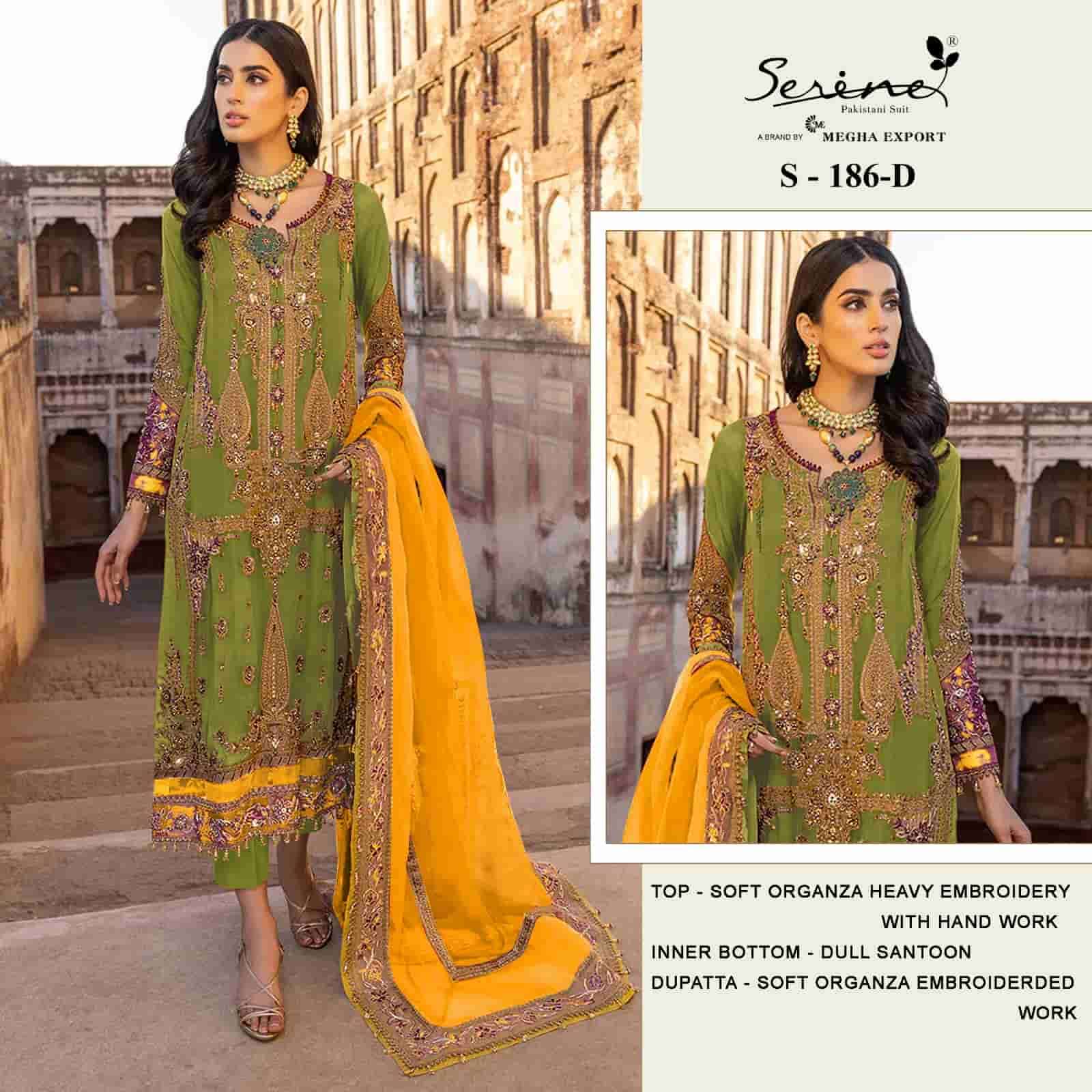Megha Export S 186 Colors Festive Wear Style Heavy Designer Pakistani Suit Wholesalers view 5
