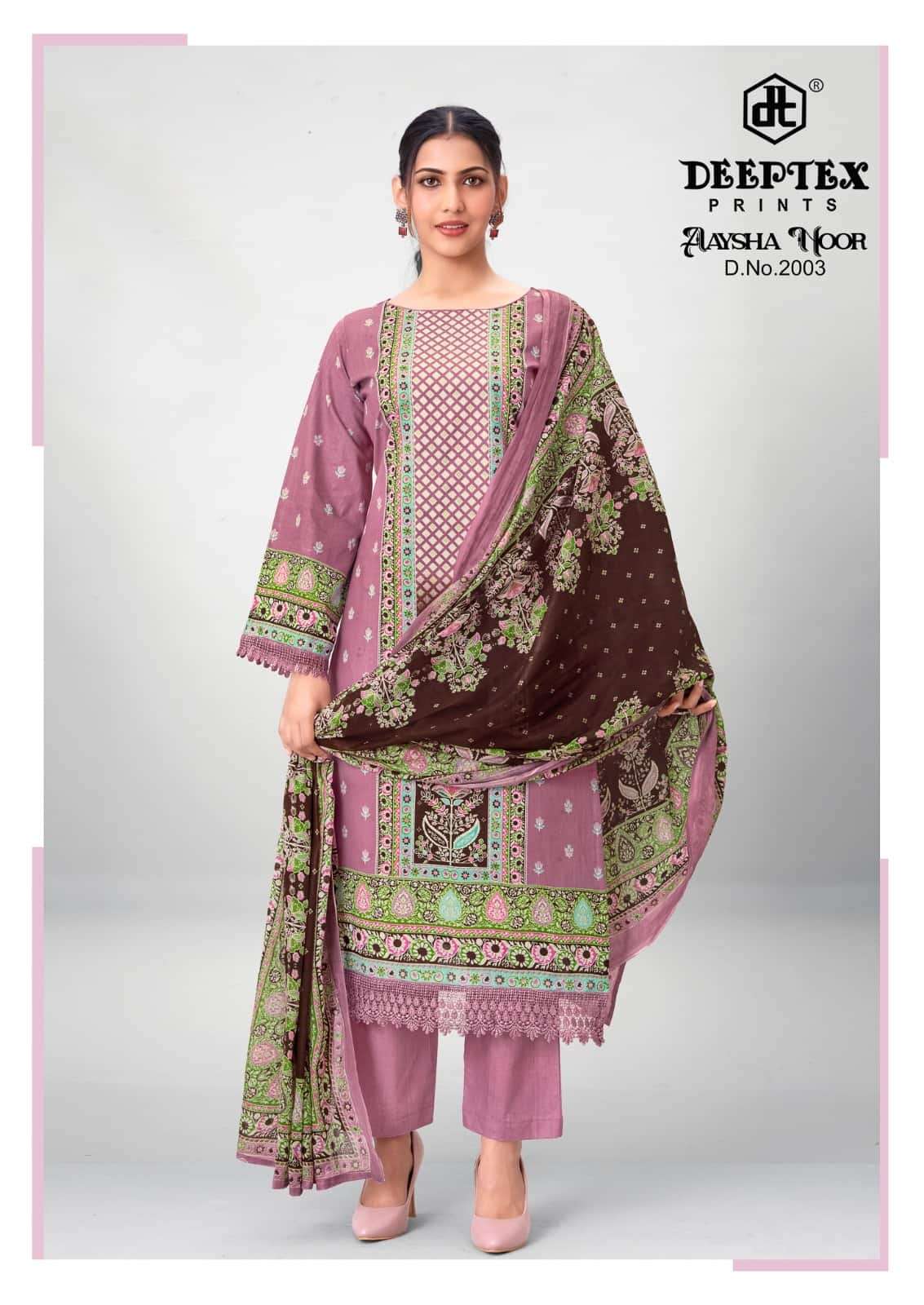Deeptex Aaysha Noor Vol 2 Fancy Cotton Dress Material view 3