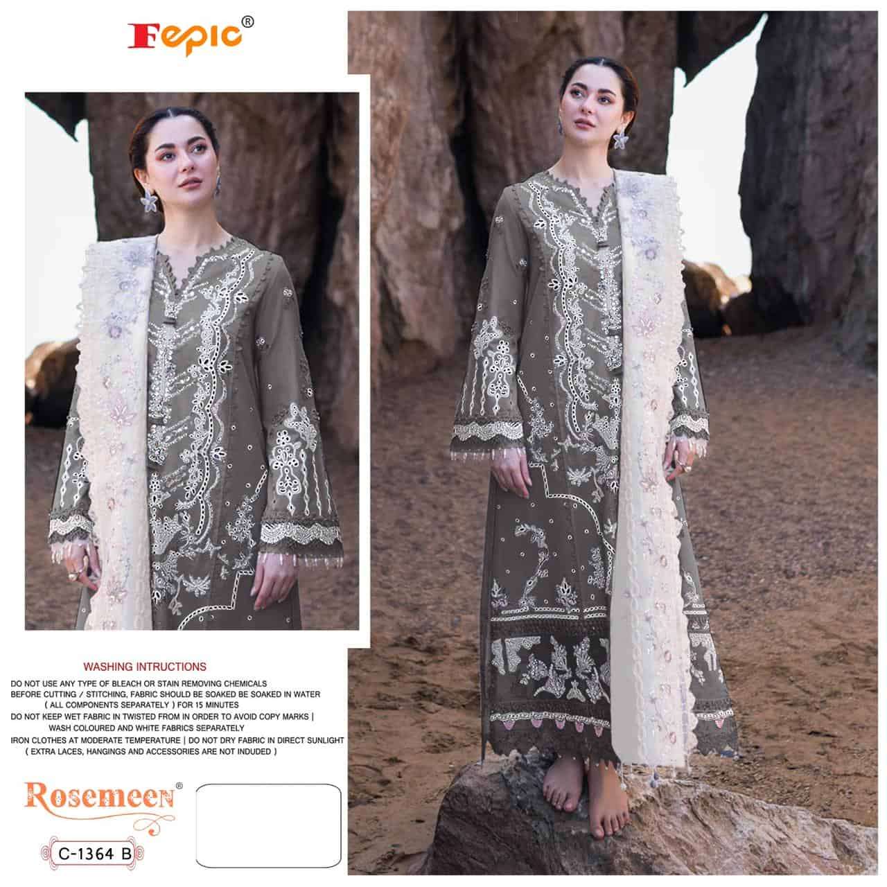 Fepic C 1364 Colors Luxurious Cotton Pakistani Salwar Suit Selection view 2