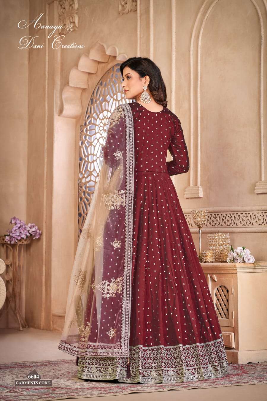 Aanaya Vol 166 Designer Anarkali Style Partywear Dress Exporter view 11