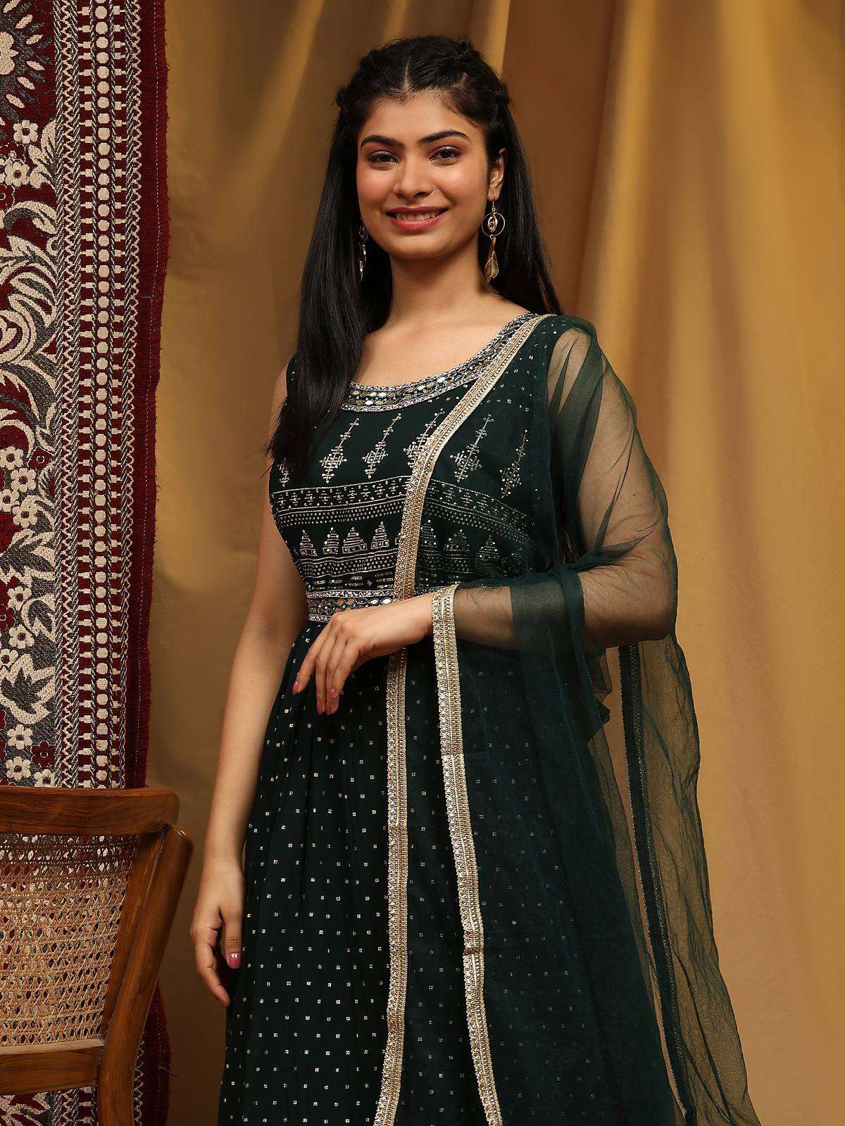 Amoha Trends G 848 Colors Partywear Gown view 6